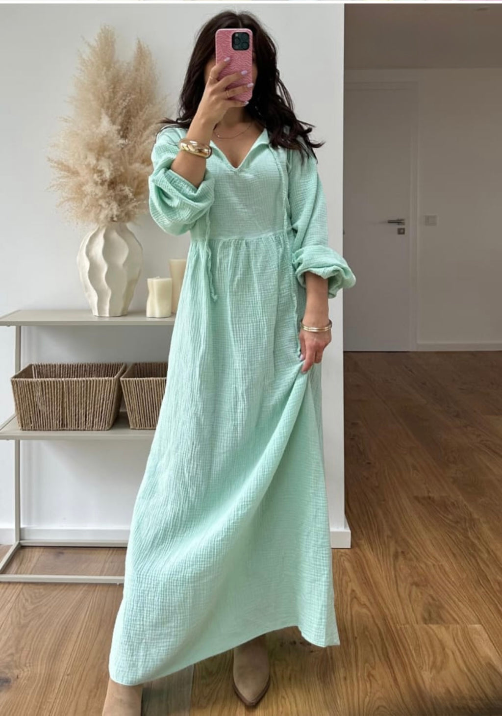Musselin Kleid
