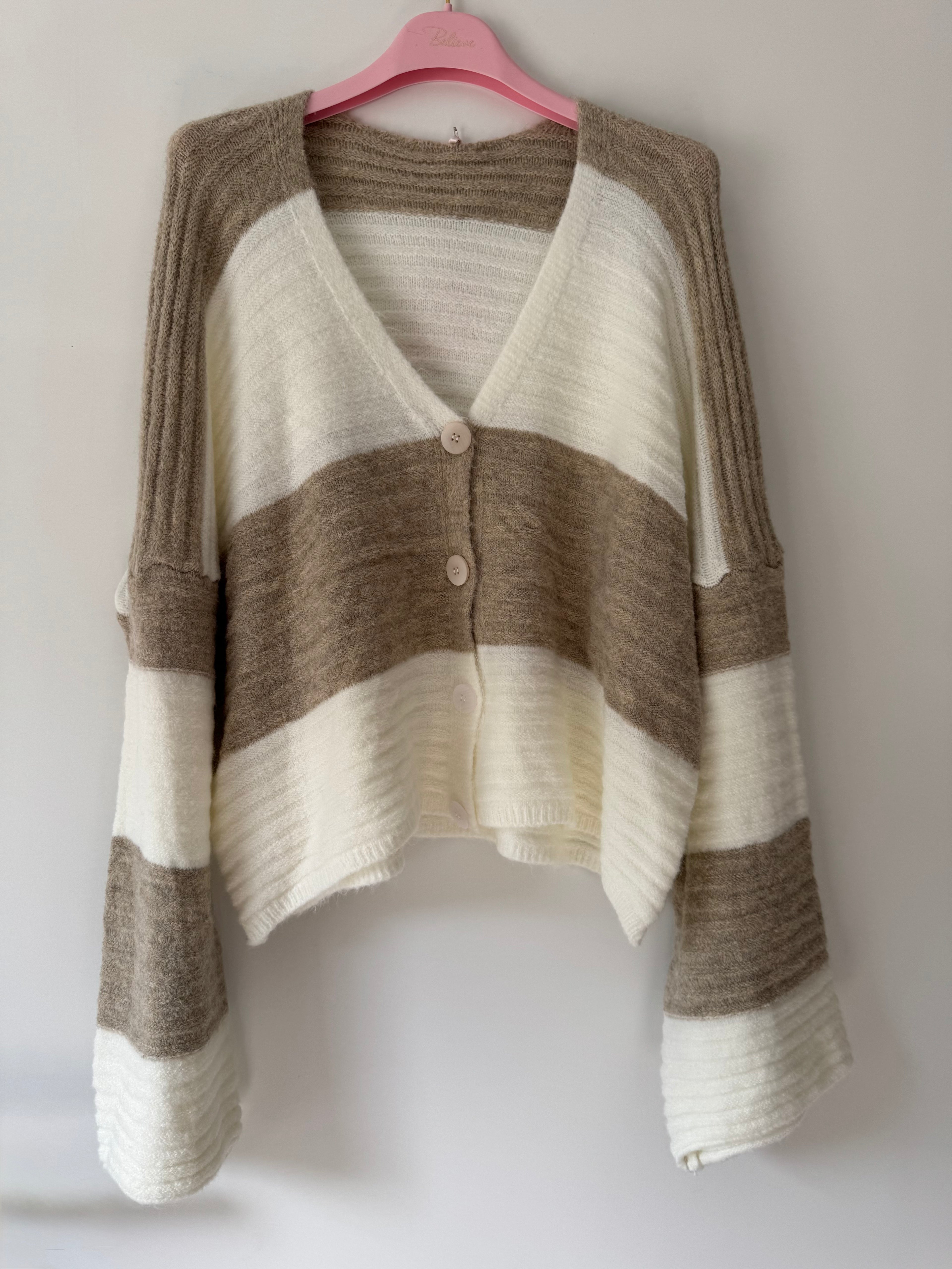 Oversize Strickjacke