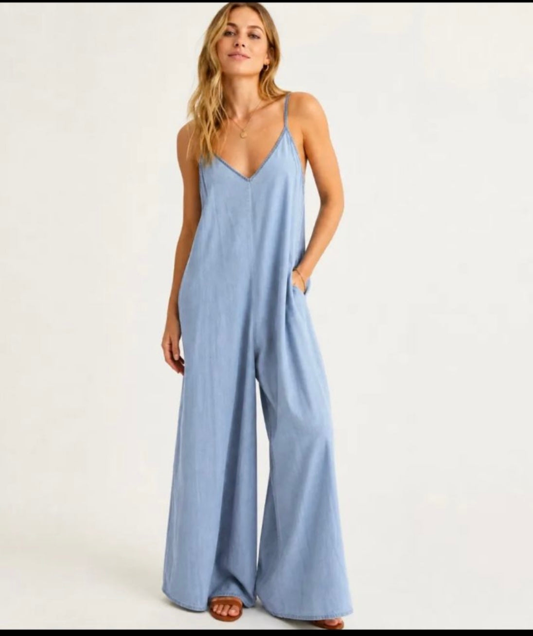 Jumpsuit hellblau