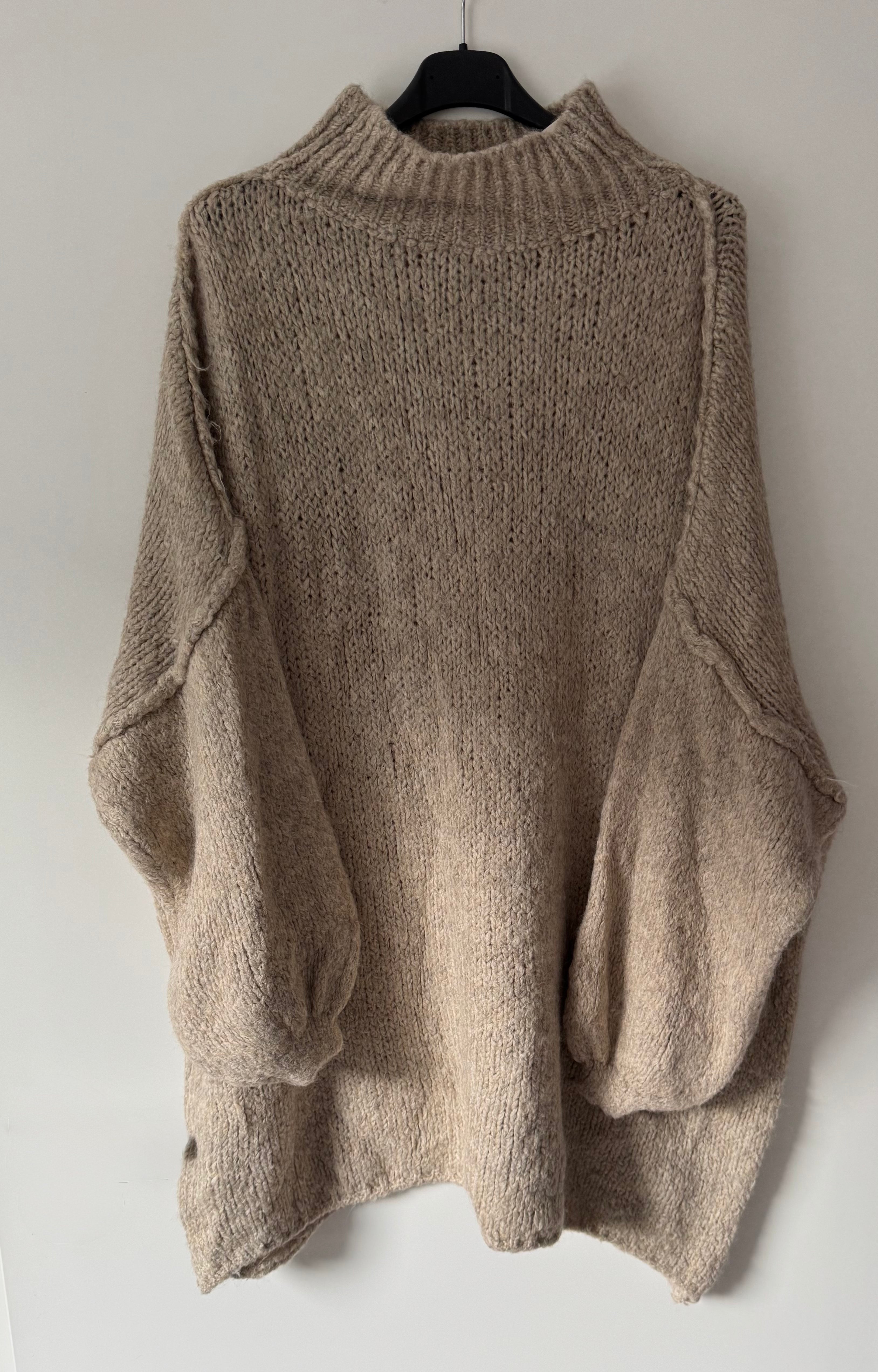 Long Pulli/Kleid-Strick