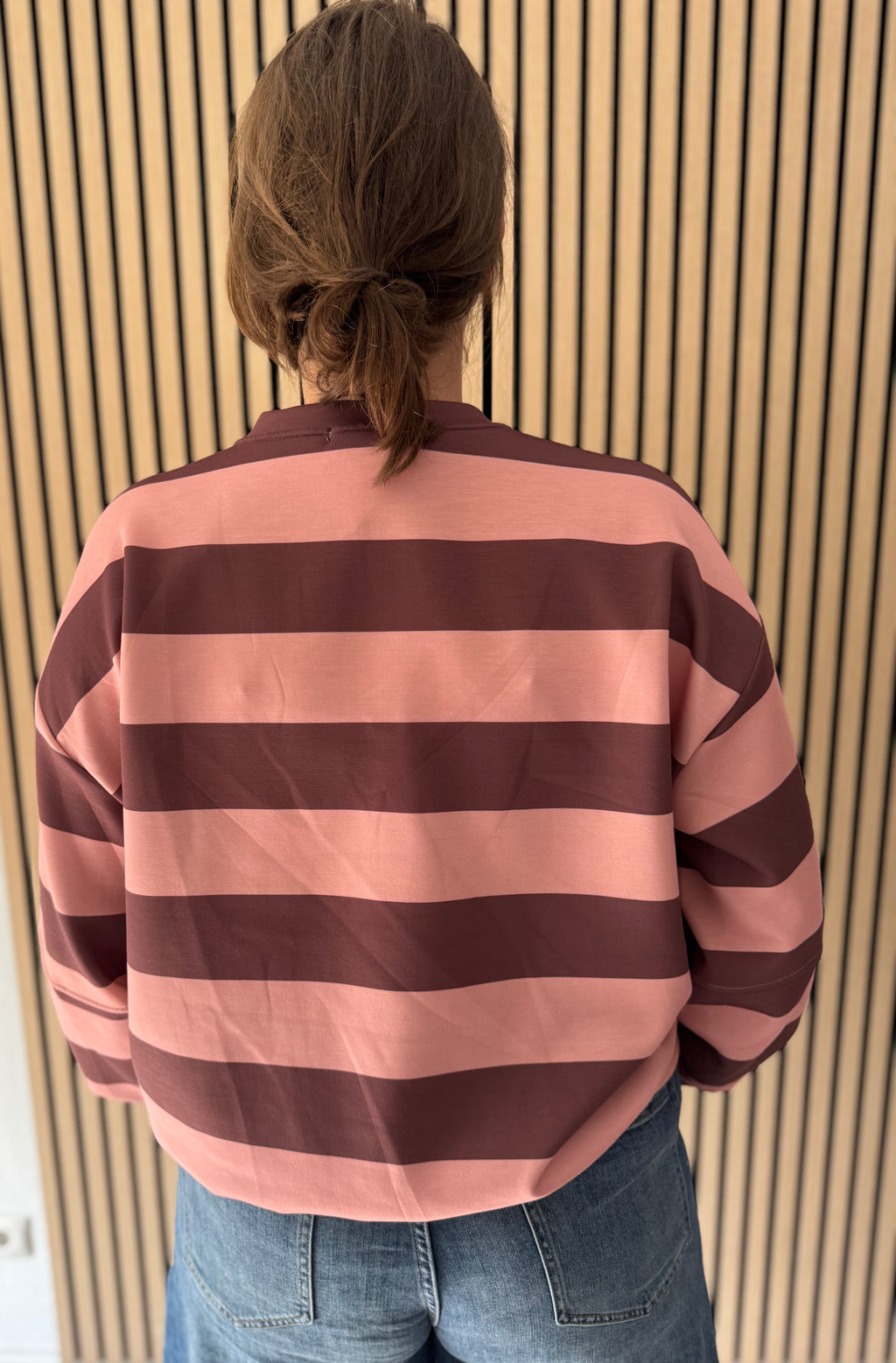 Blockstreifen Butterstoff Shirt