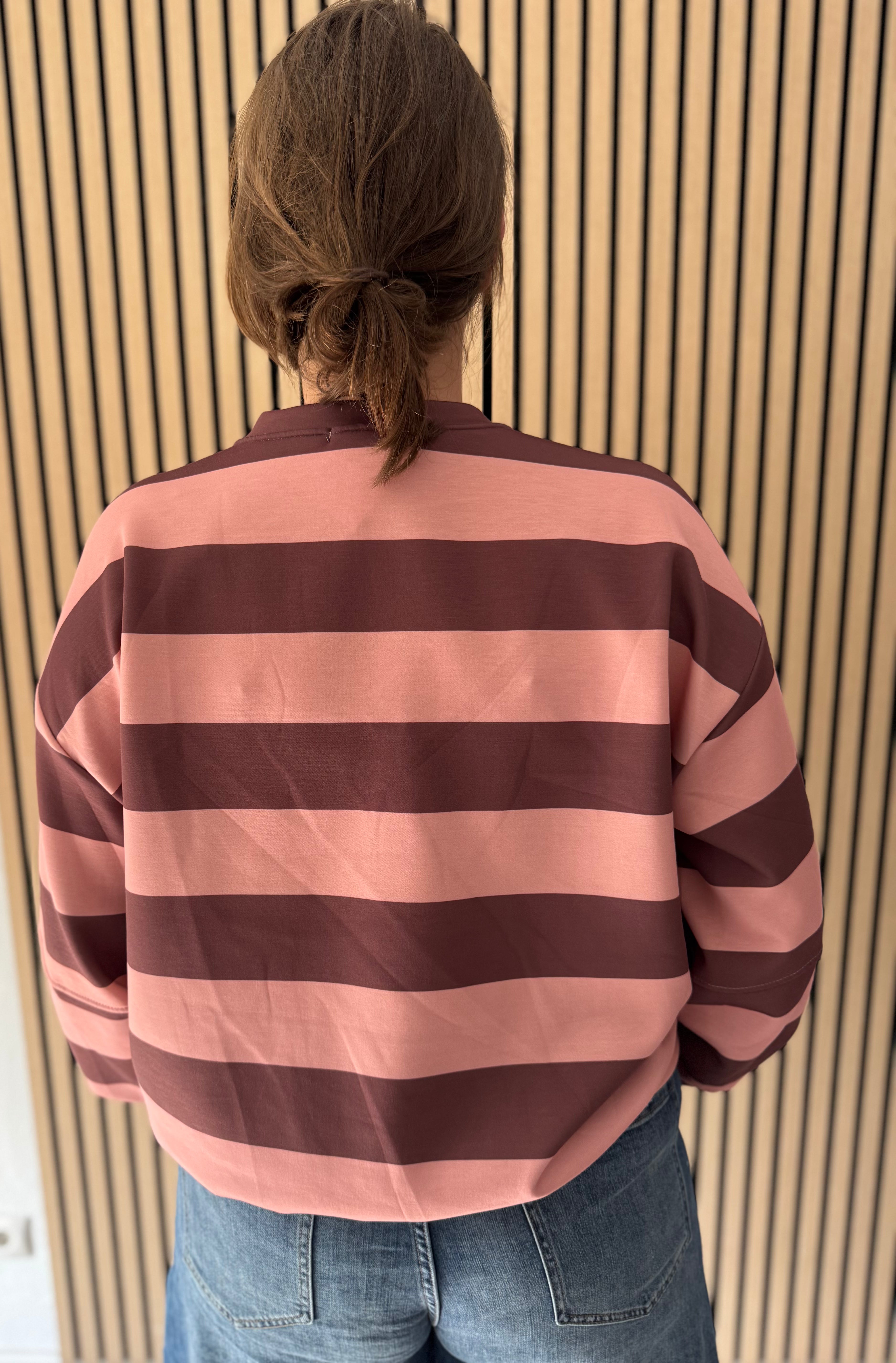 Blockstreifen Butterstoff Shirt