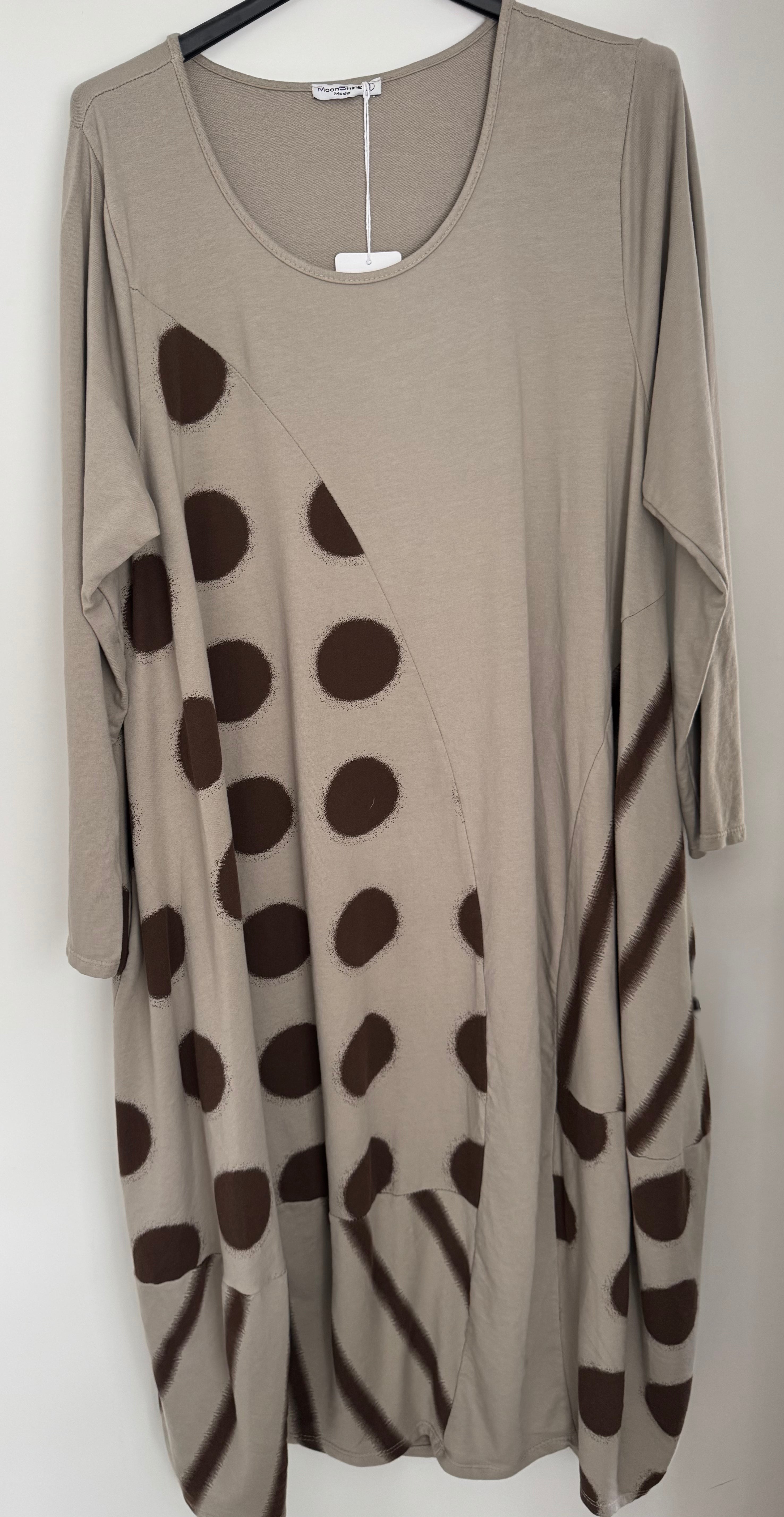 Curvy Moonshine Kleid Baumwolle