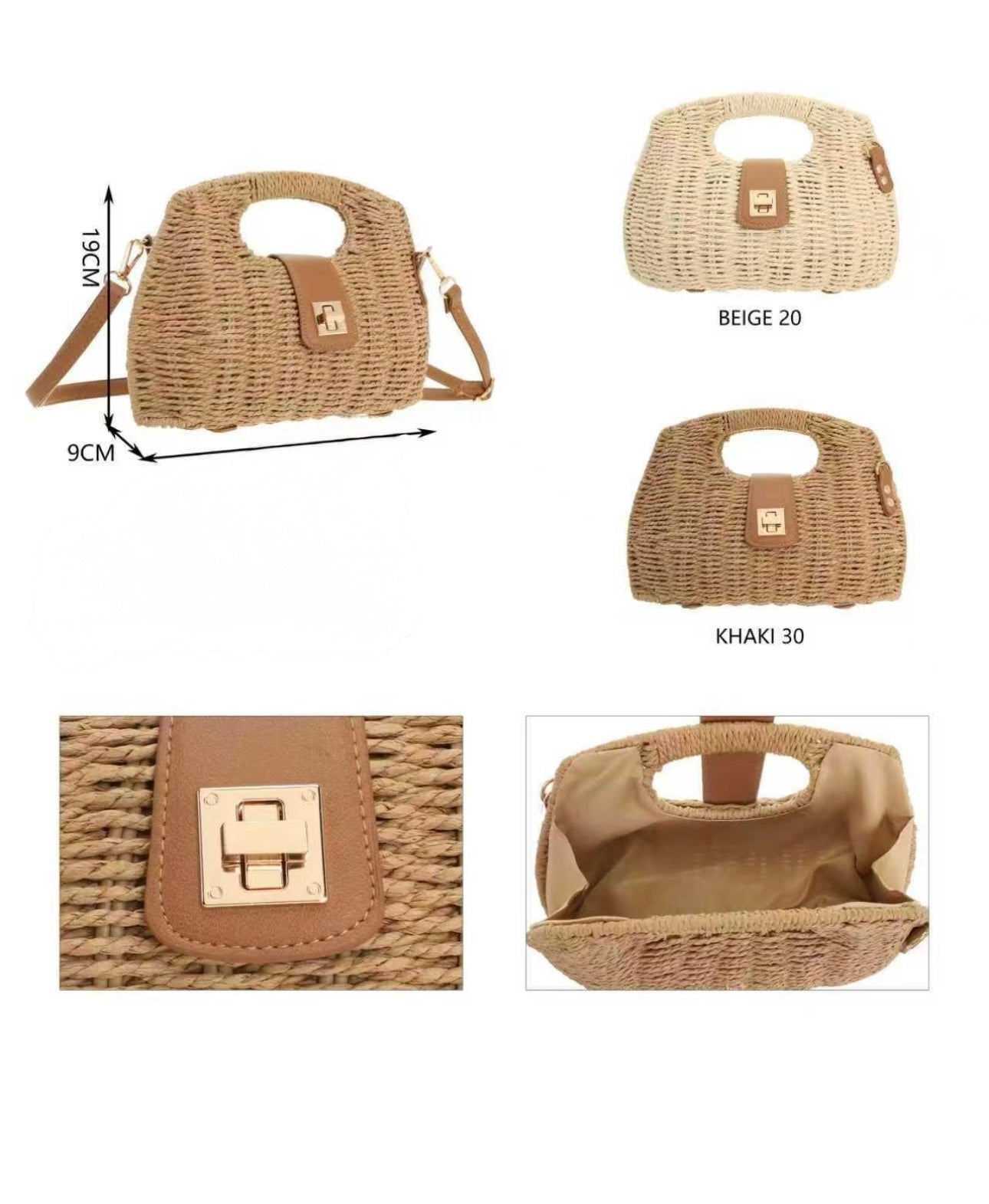 Angesagte Korb Handtasche