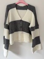 Oversize Strickjacke