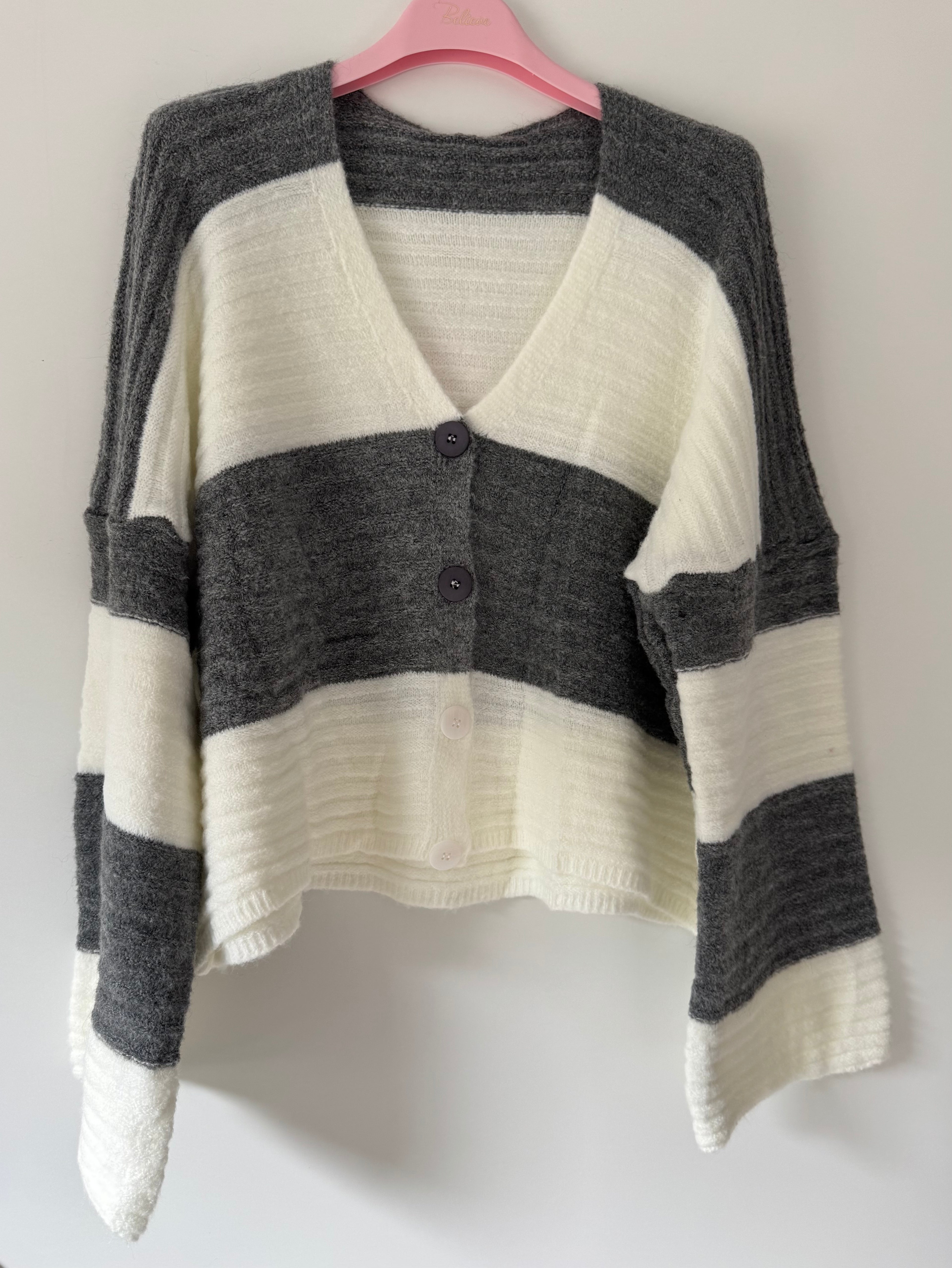 Oversize Strickjacke