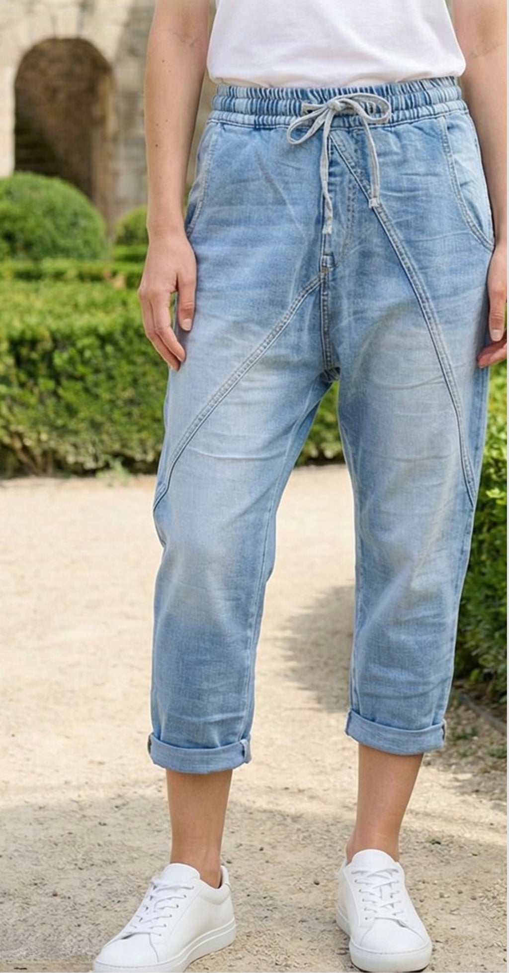 Leichte Denim Baggy Jeans