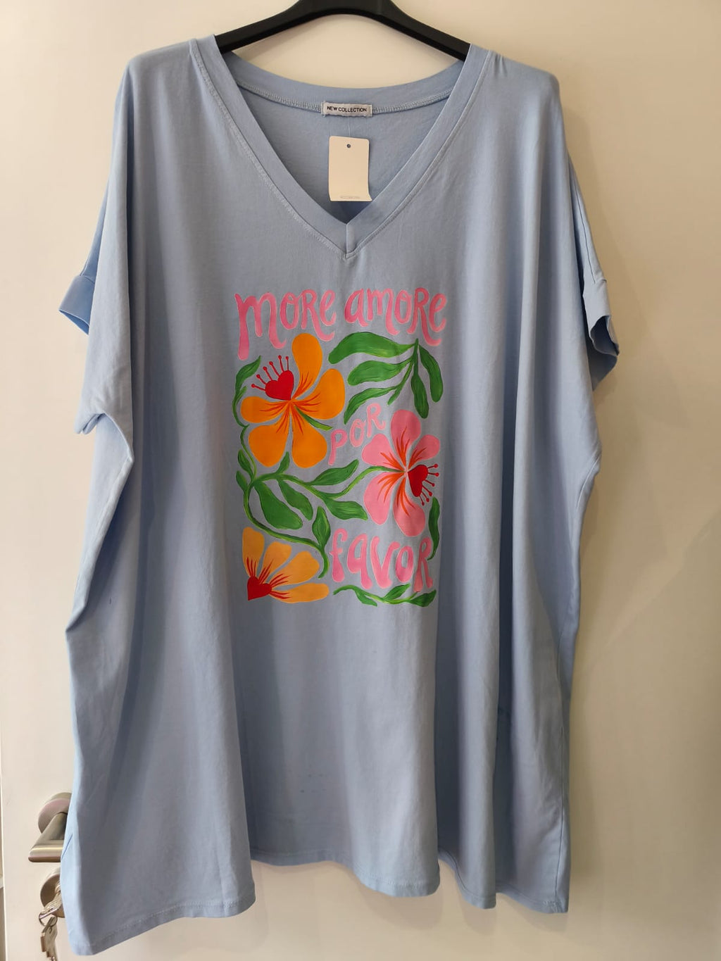 Curvy Print T Shirt