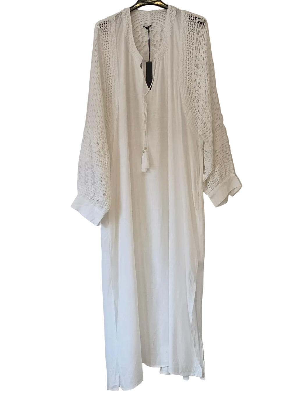 Boho Traumkleid mit Häkelspitze