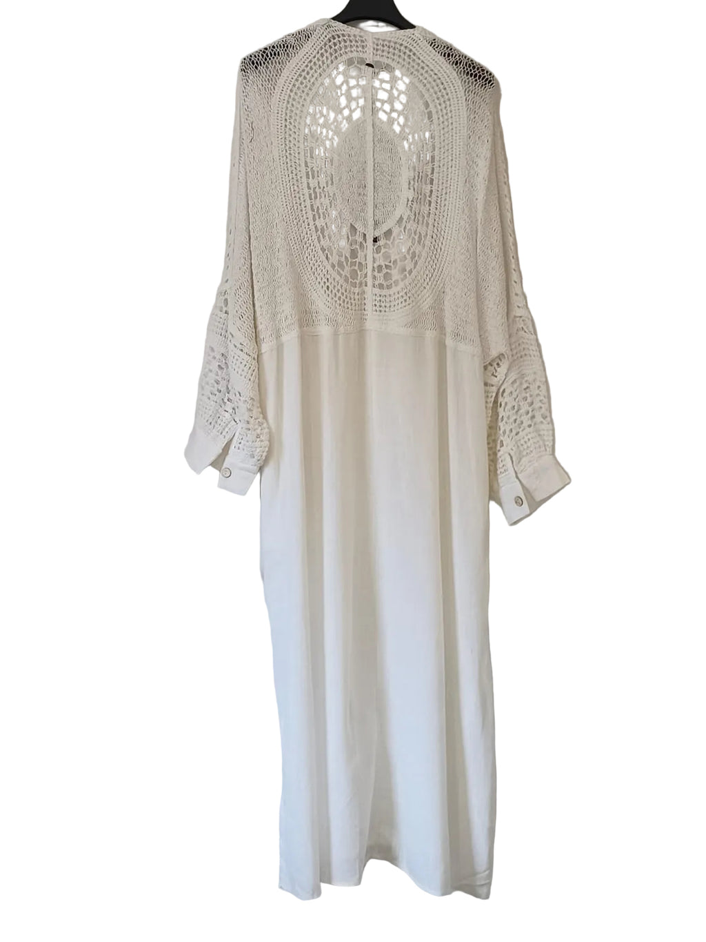 Boho Traumkleid mit Häkelspitze