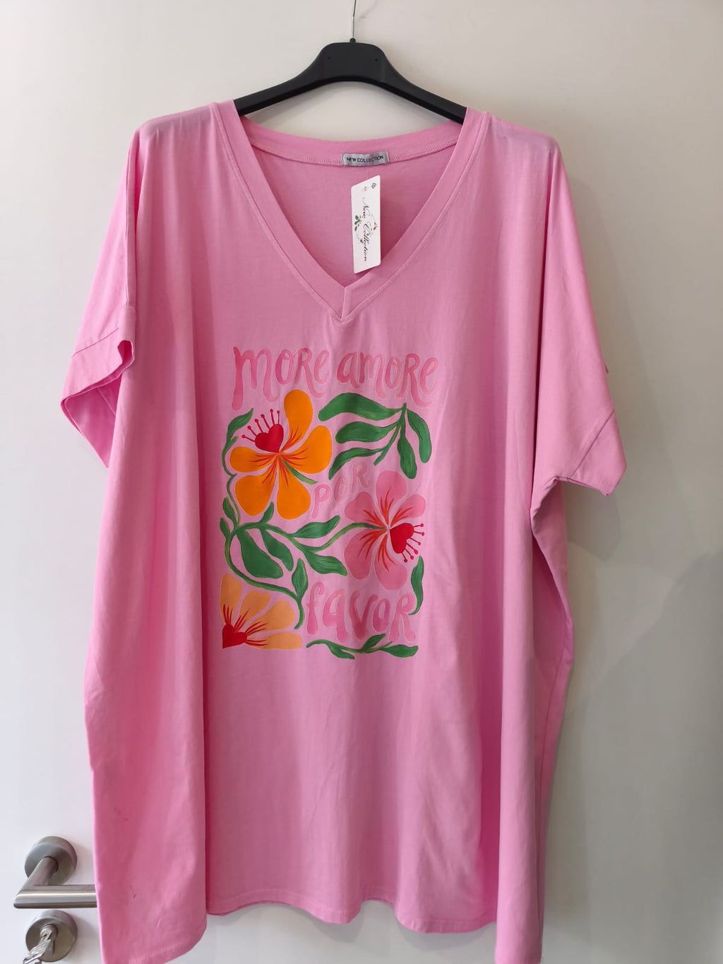 Curvy Print T Shirt