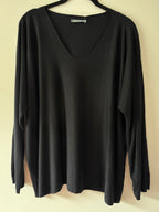 Feinstrickpulli mit V Ausschnitt