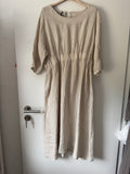 Edles Leinenkleid mit Gummizug