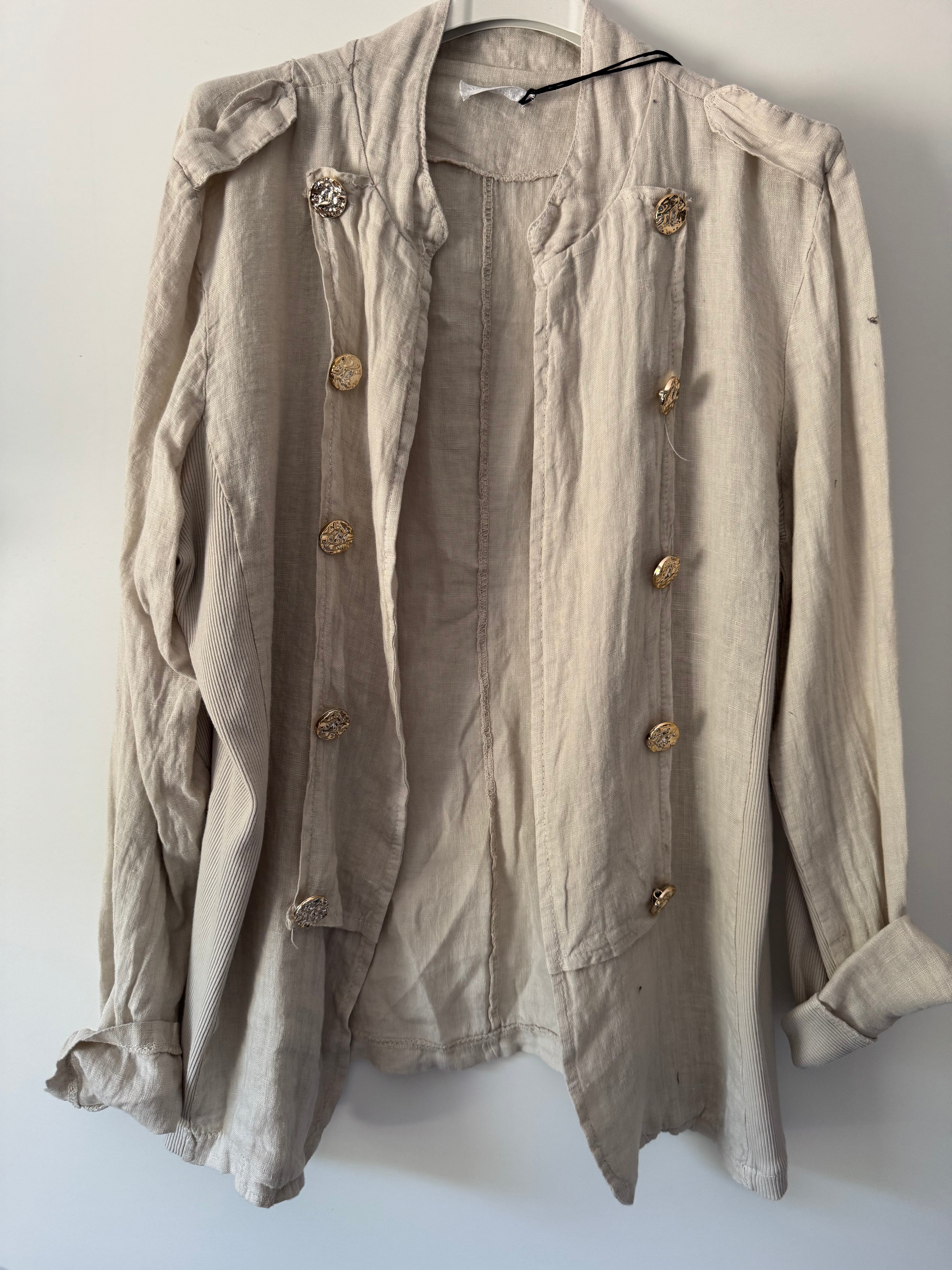 Leinenjacke Military