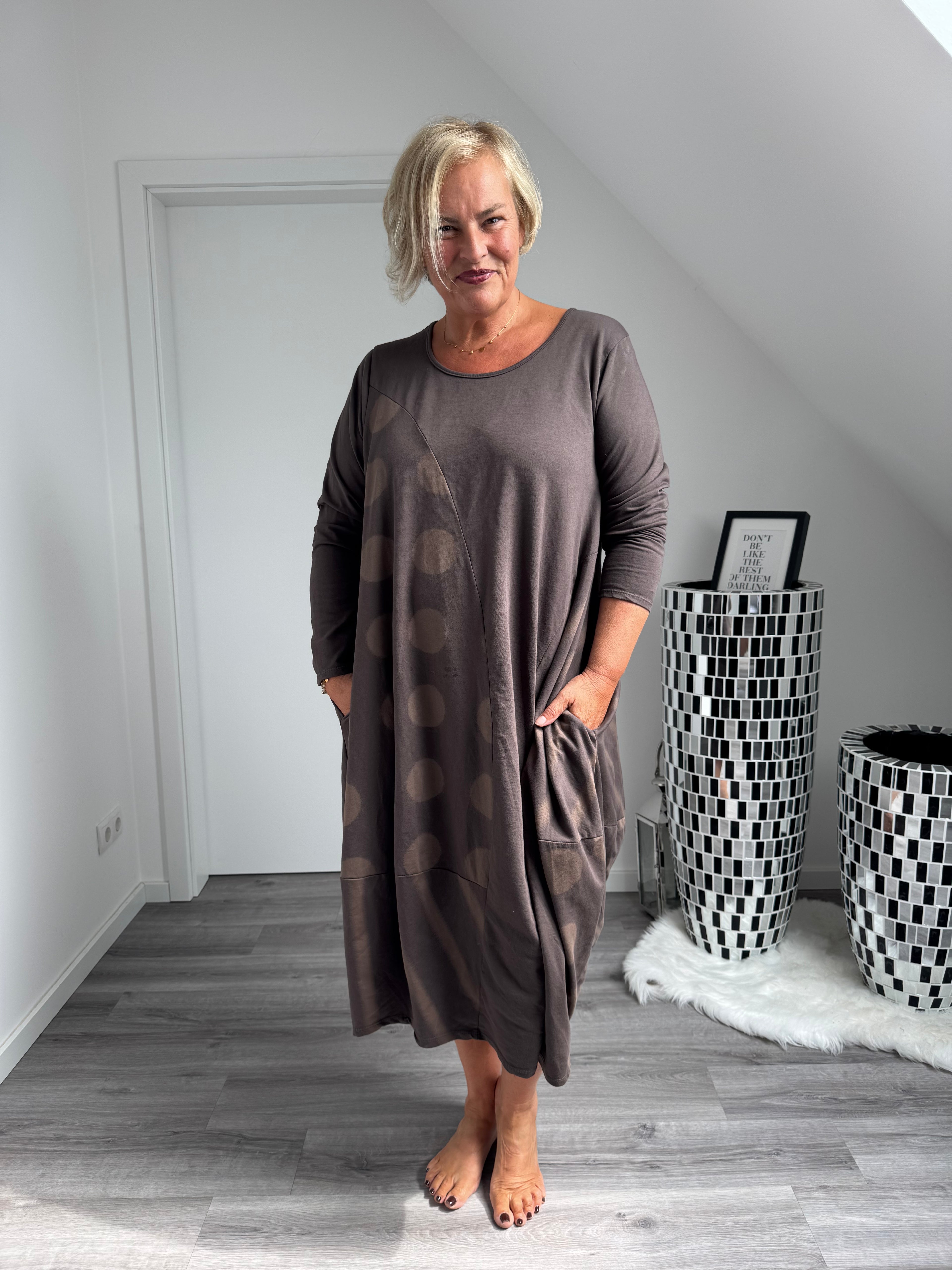 Curvy Moonshine Kleid Baumwolle
