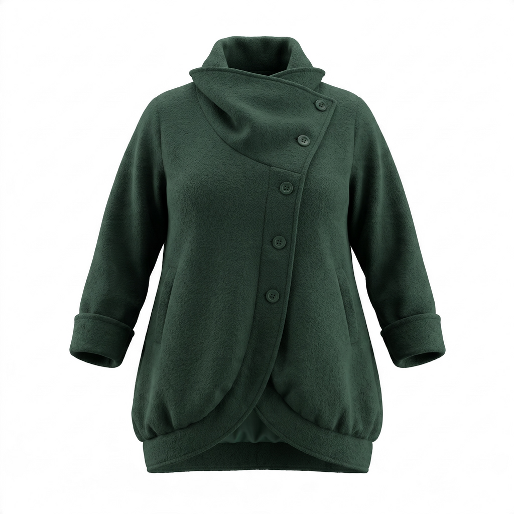Kuschel-Liebe – Oversize-Teddymantel mit XXL-Kragen | Curvy 44–54