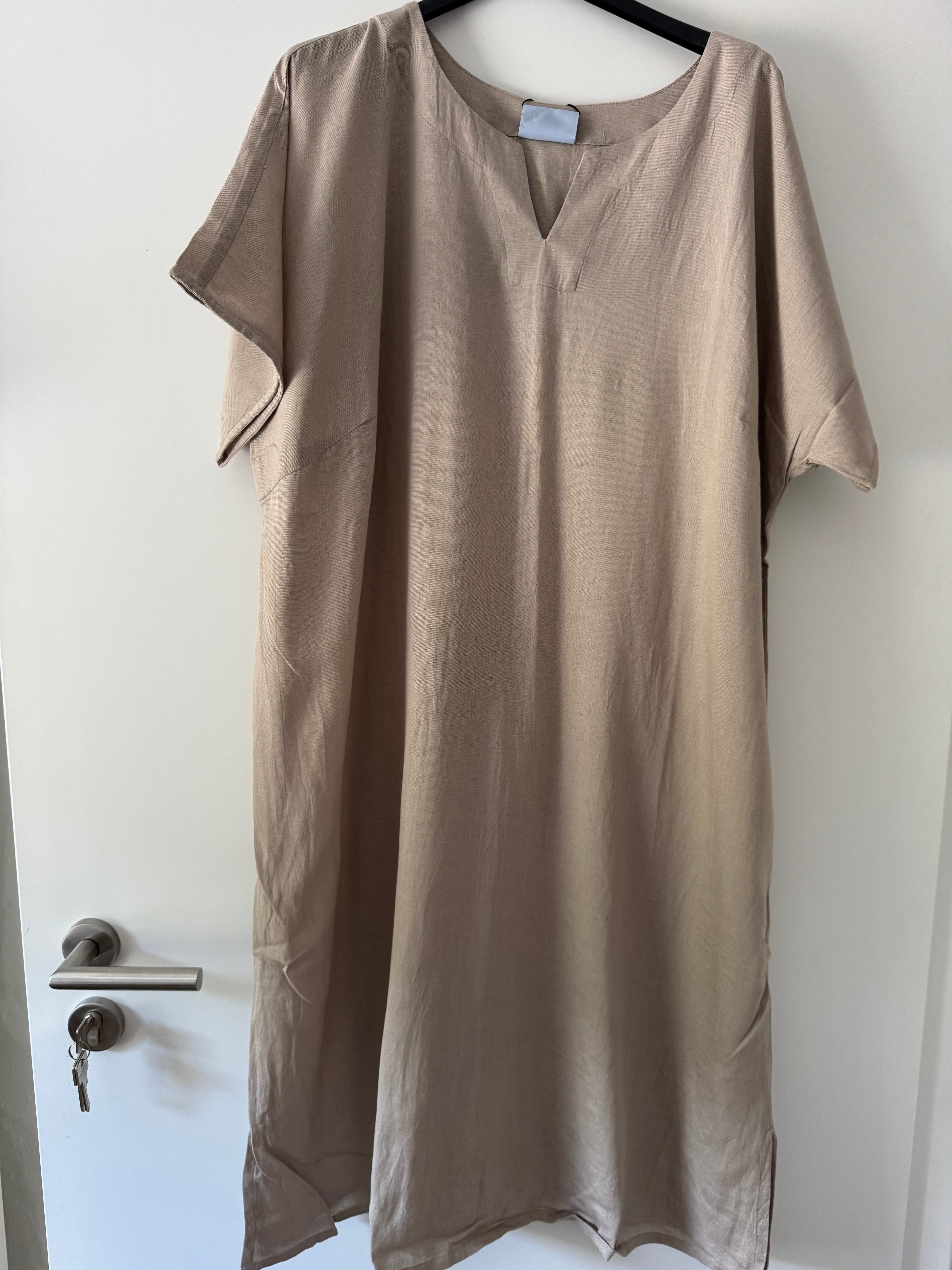 Leinen Mix Kleid Zhenzi