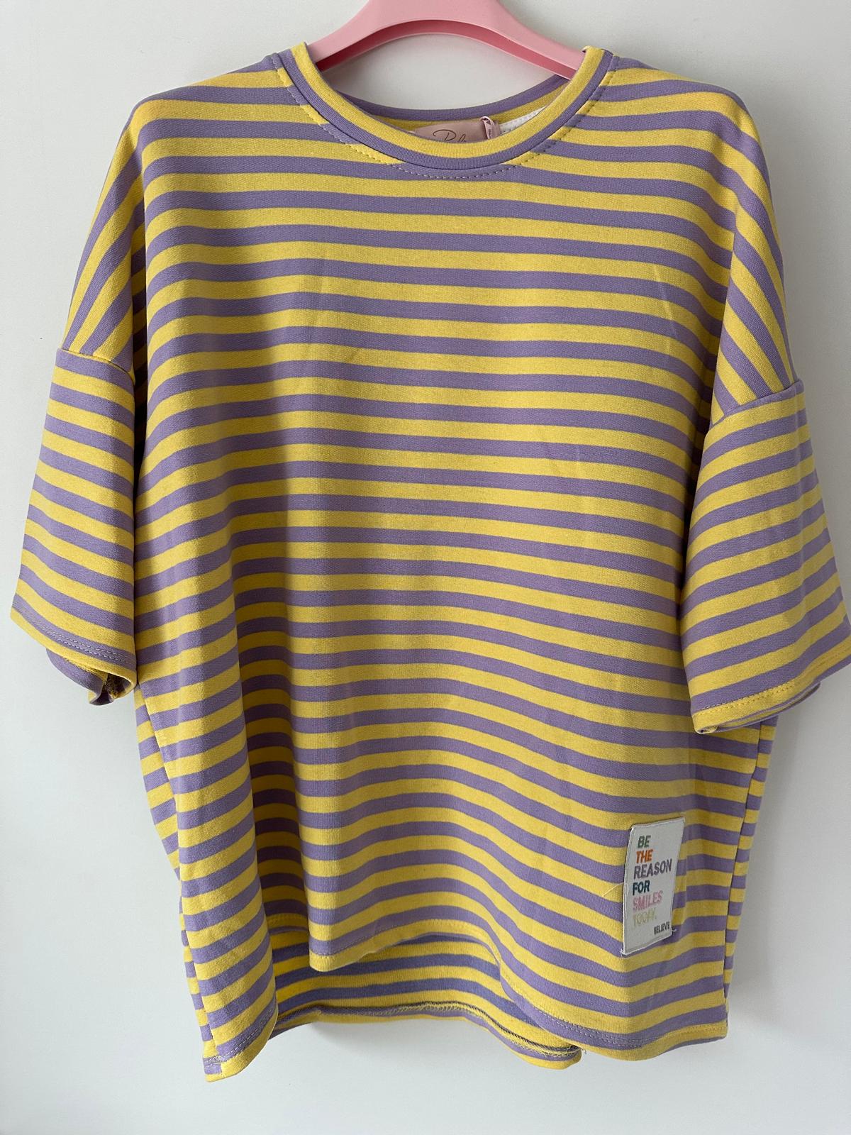 Sweatshirt gestreift