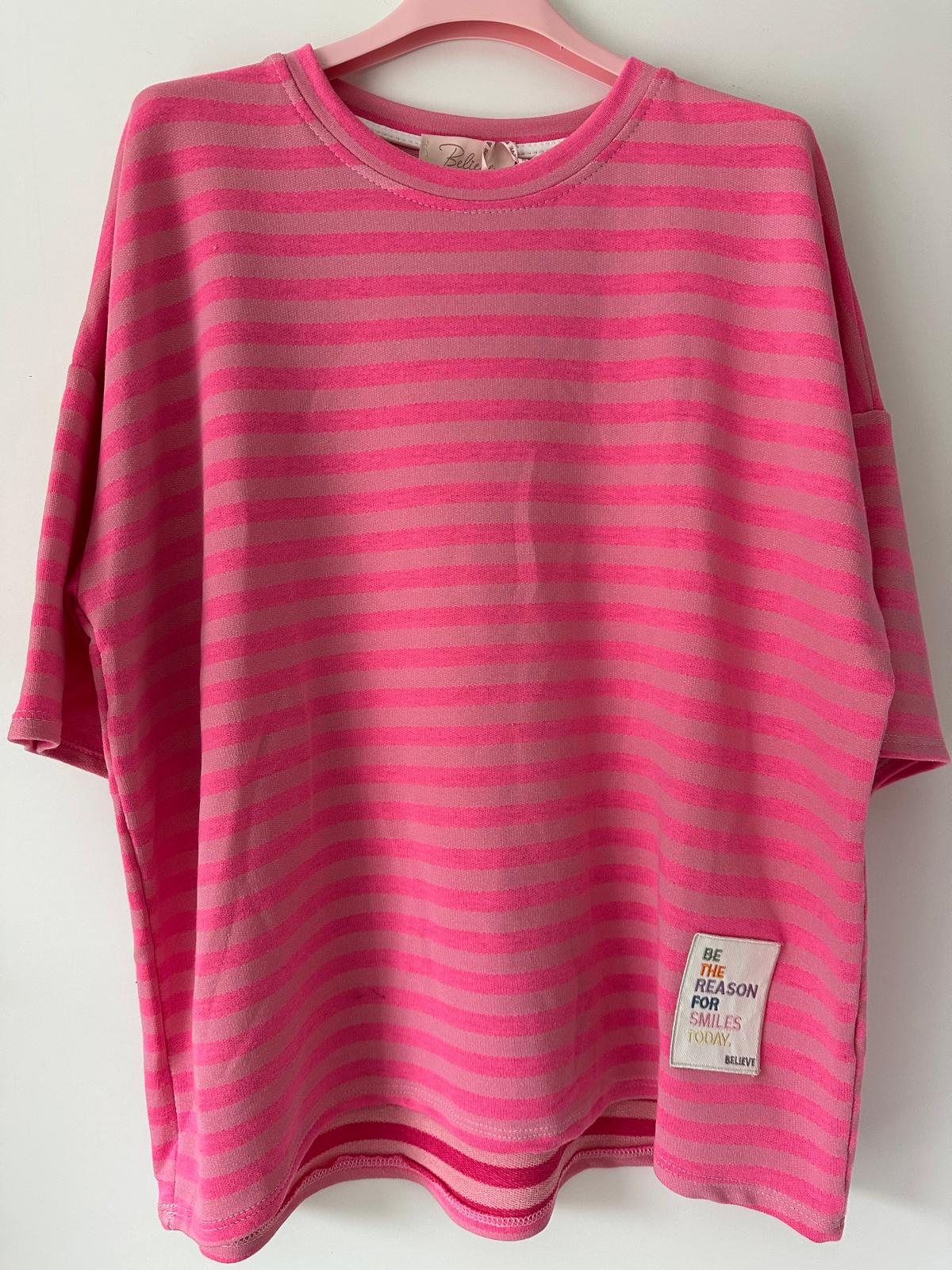 Sweatshirt gestreift