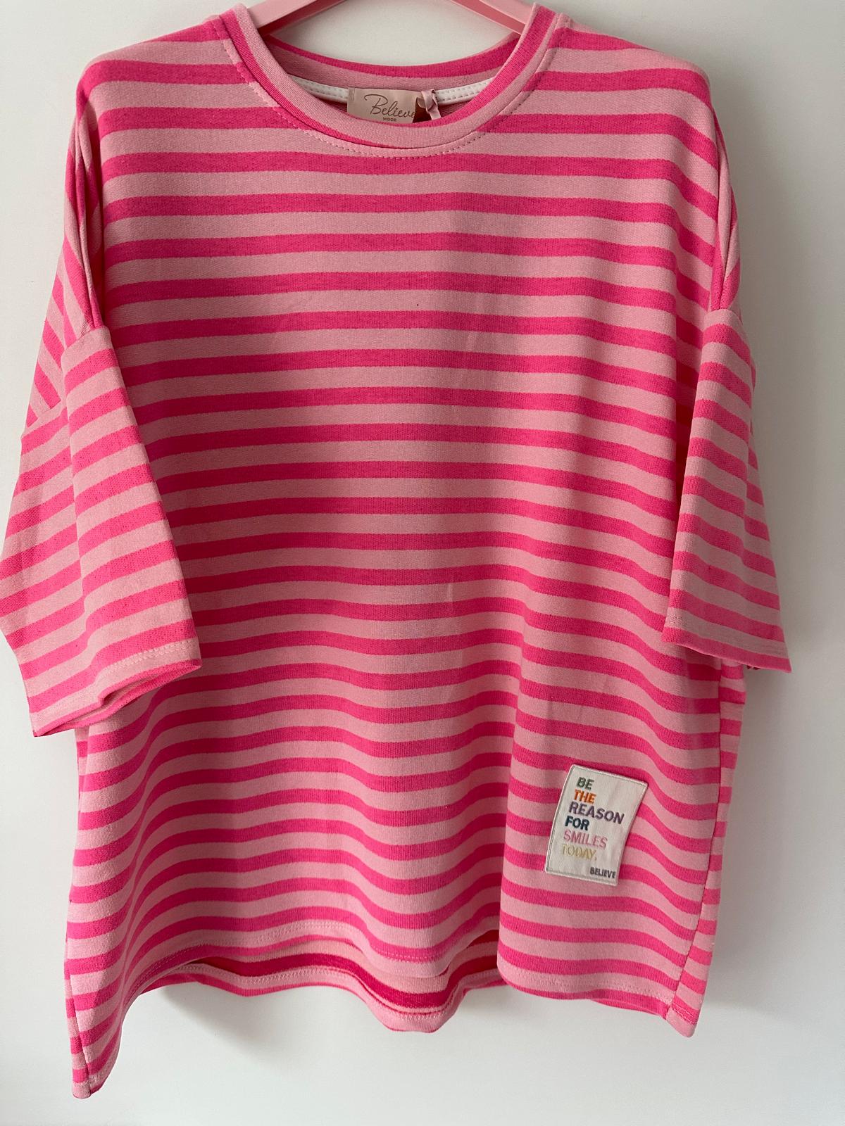 Sweatshirt gestreift