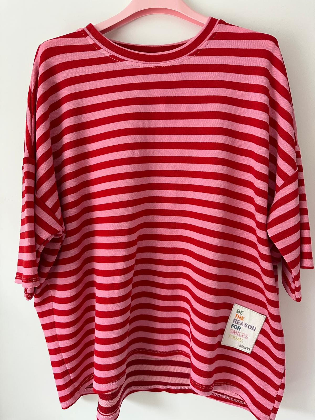 Sweatshirt gestreift
