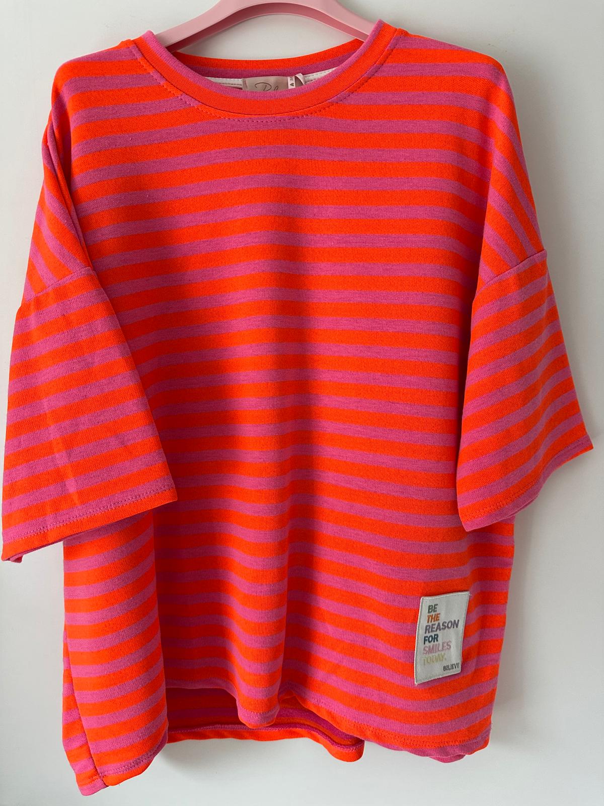 Sweatshirt gestreift