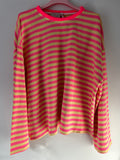 Buntes Streifensweatshirt