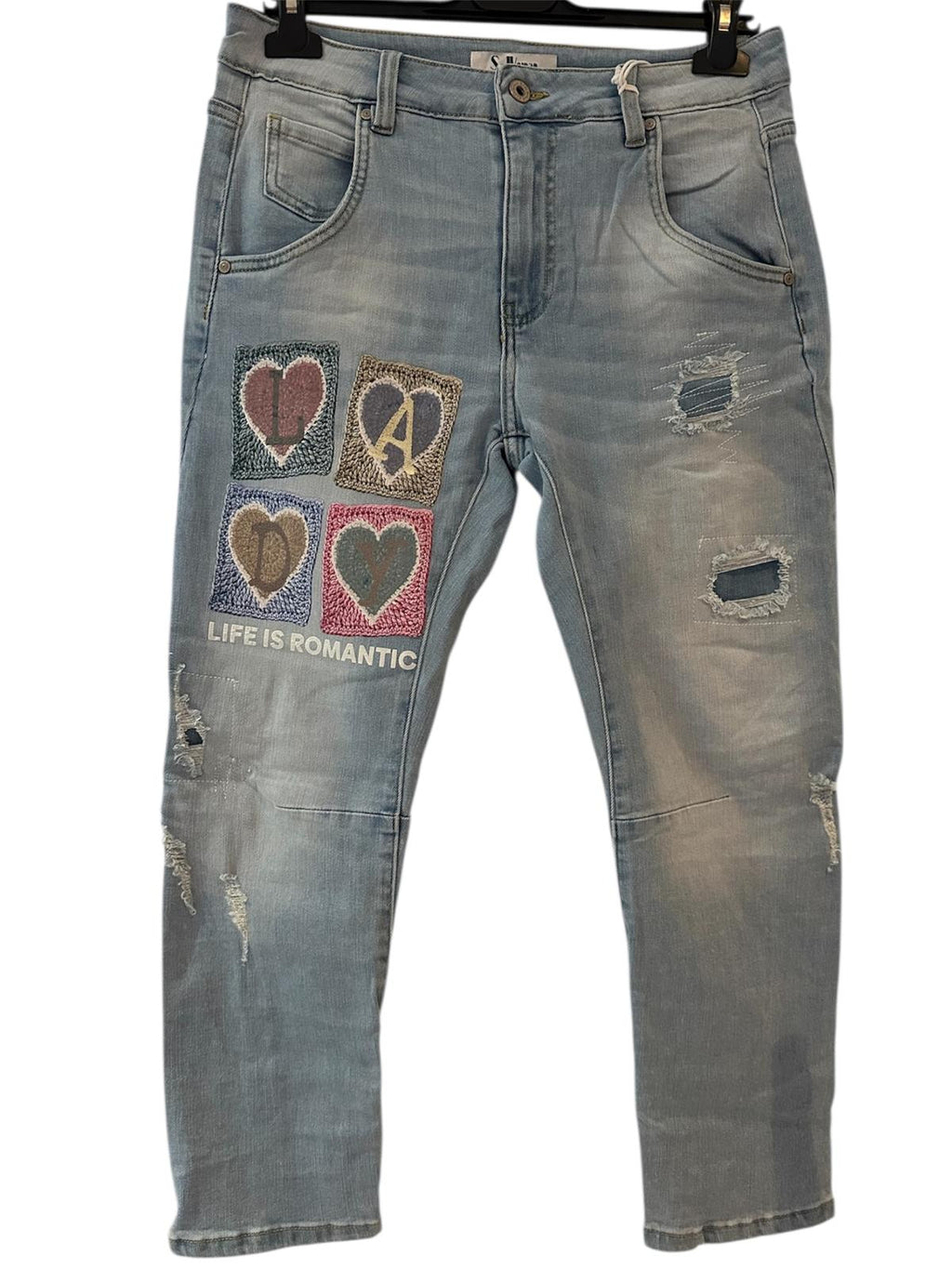 Jeans mit coolen Prints