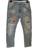 Jeans mit coolen Prints