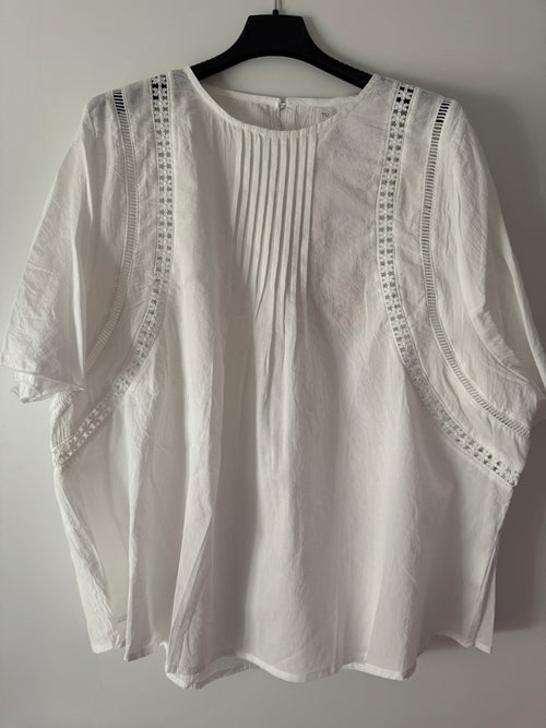 Bluse mit Biesen