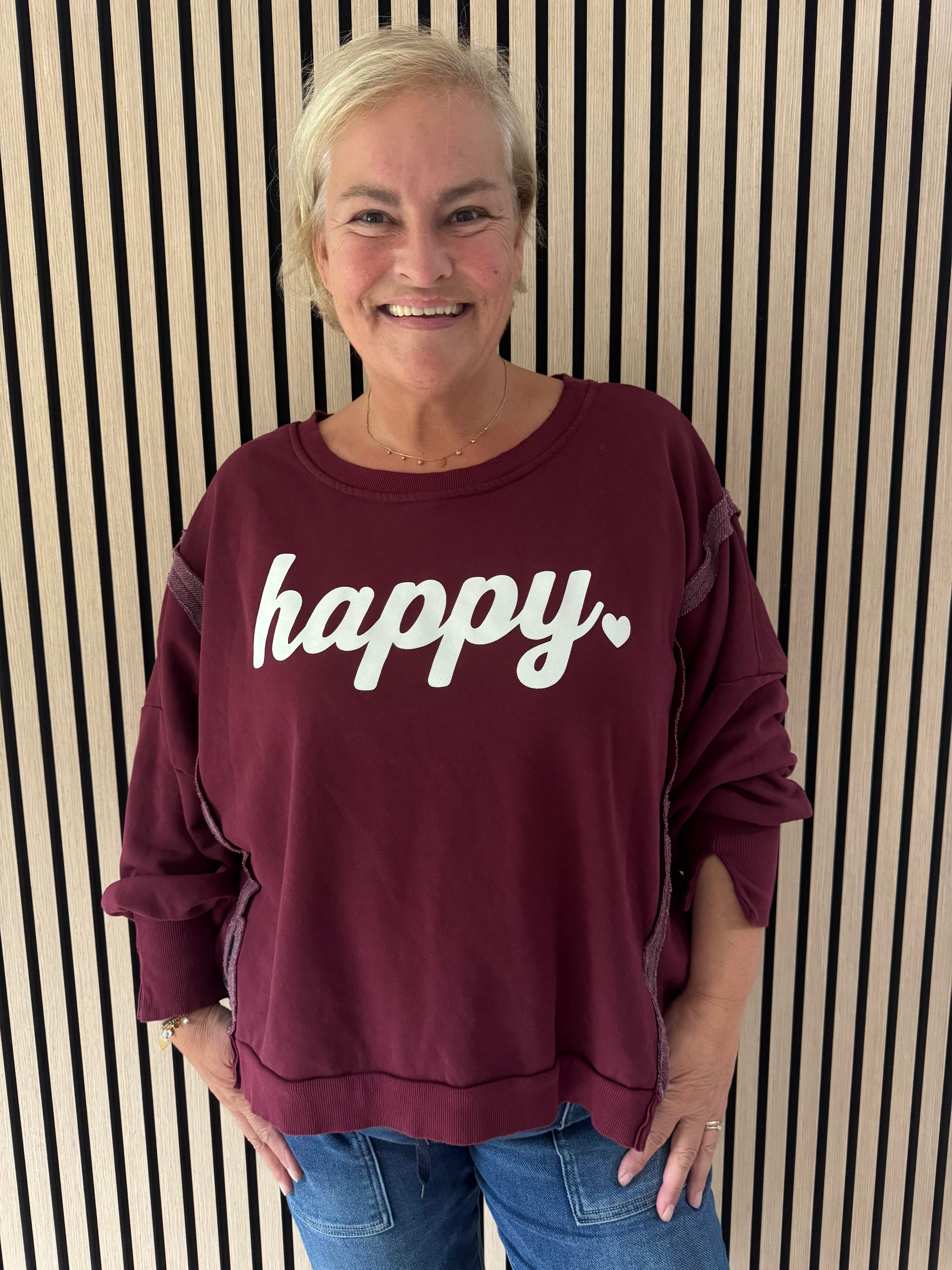 Sweatshirt happy