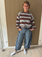 Blockstreifen Butterstoff Shirt