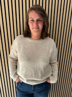 Herzchen Strickpullover