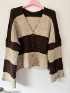 Oversize Strickjacke