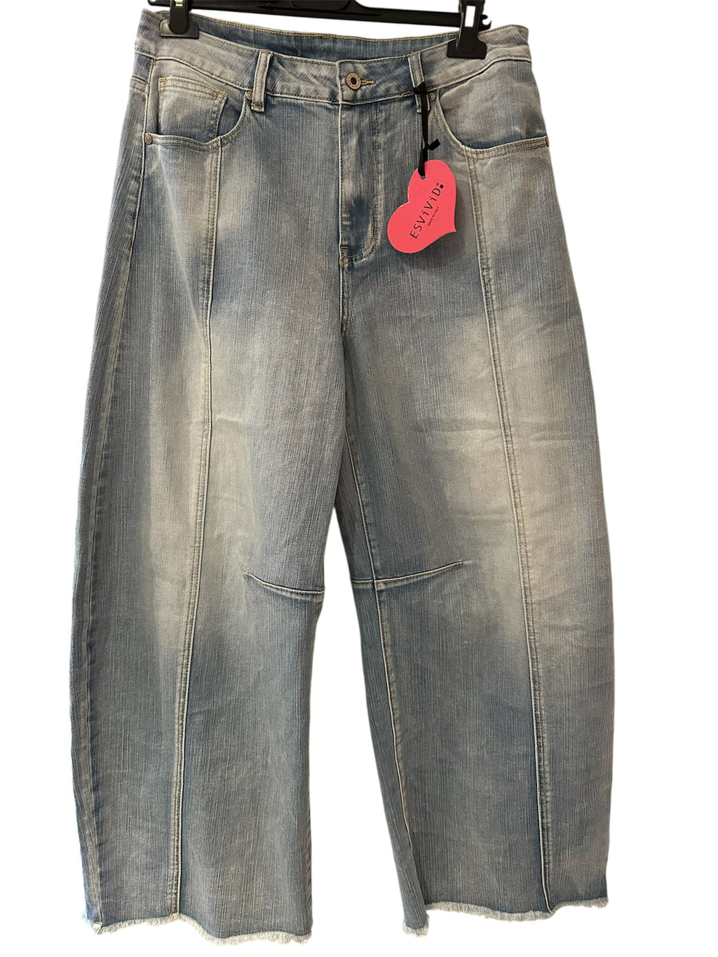 Sexy Woman Barrel Jeans
