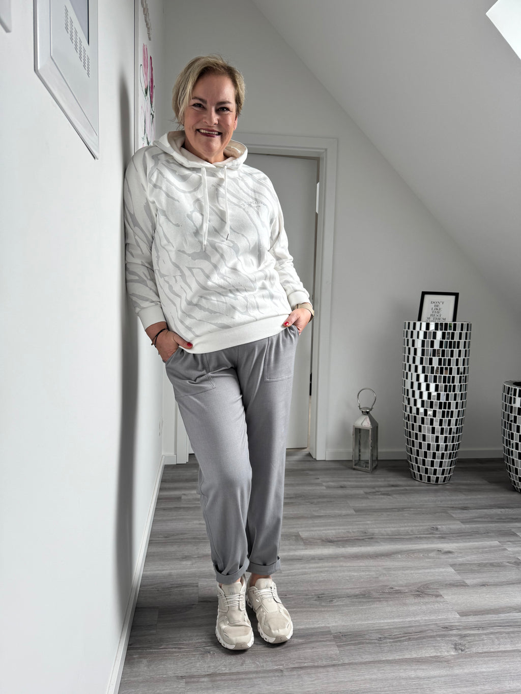 Leichte Stoff Jogpant Broadway