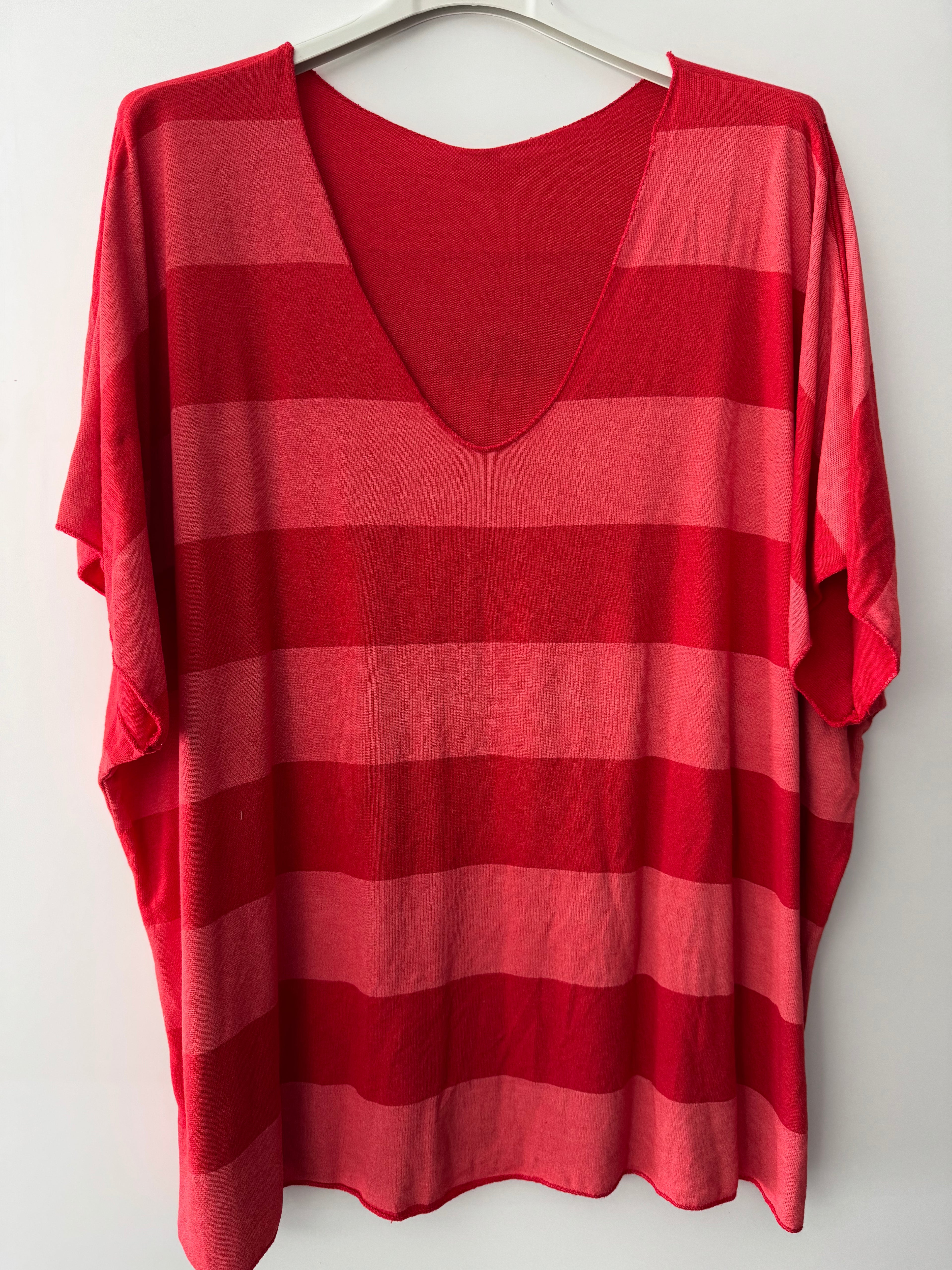 Basic Shirt mit V Ausschnitt