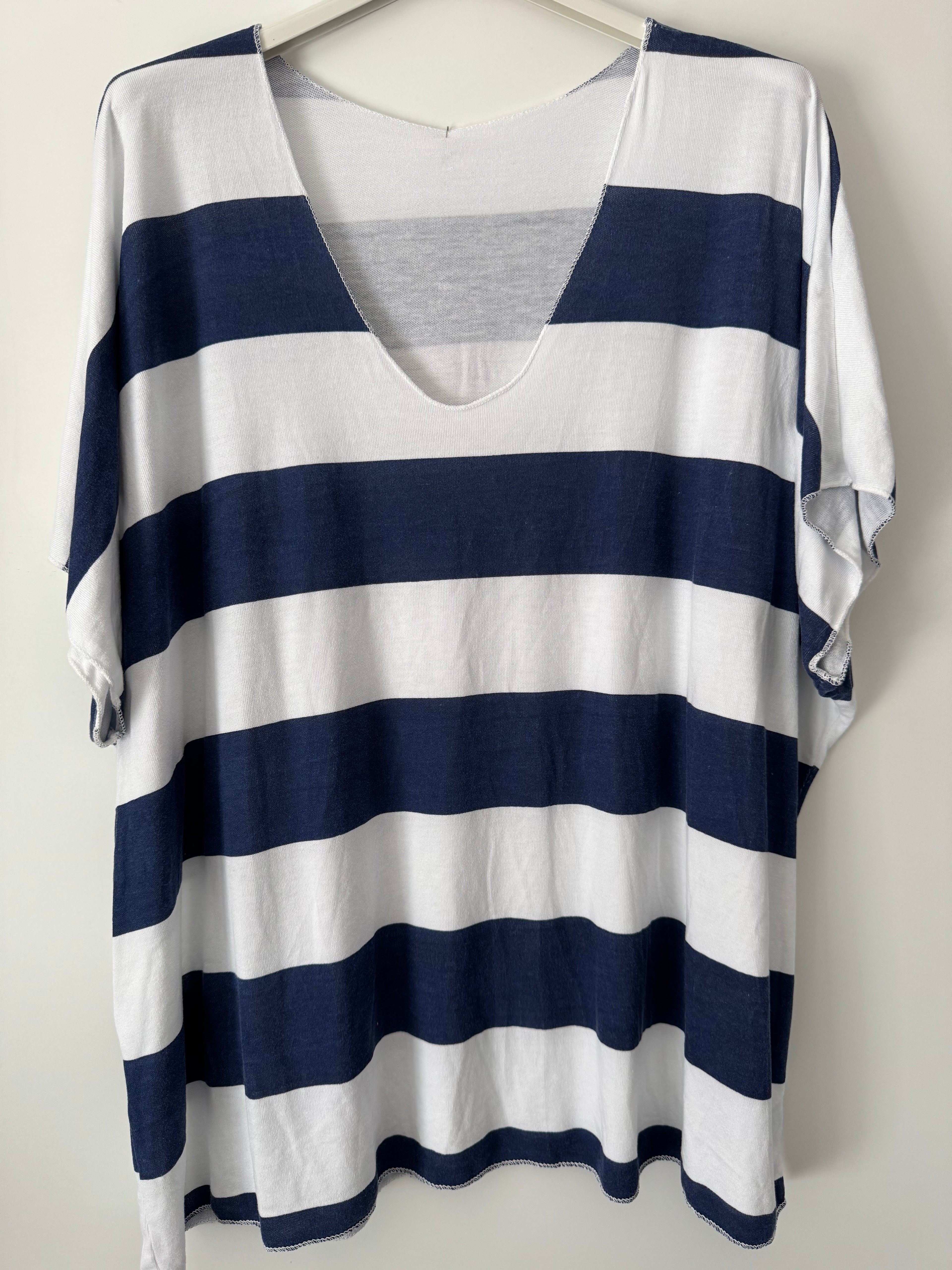 Basic Shirt mit V Ausschnitt