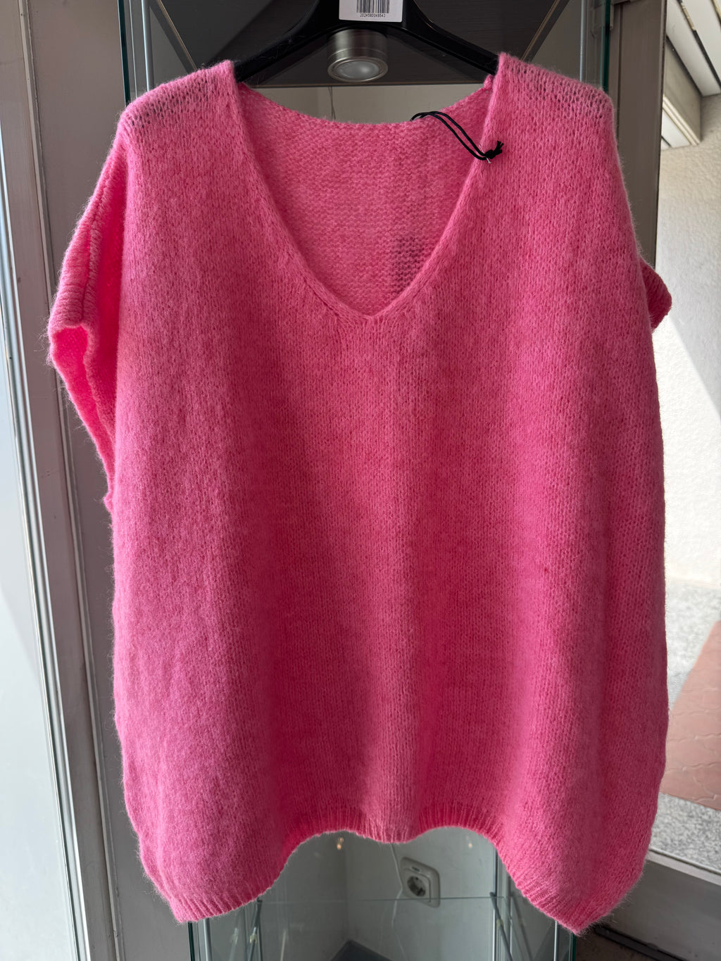 Strickpullunder mit V Ausschnitt