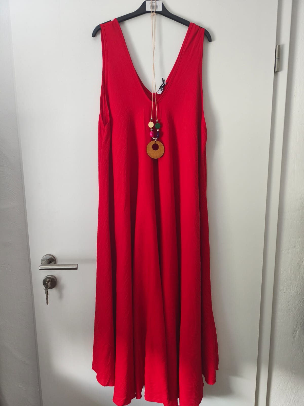Viskose Träger Kleid