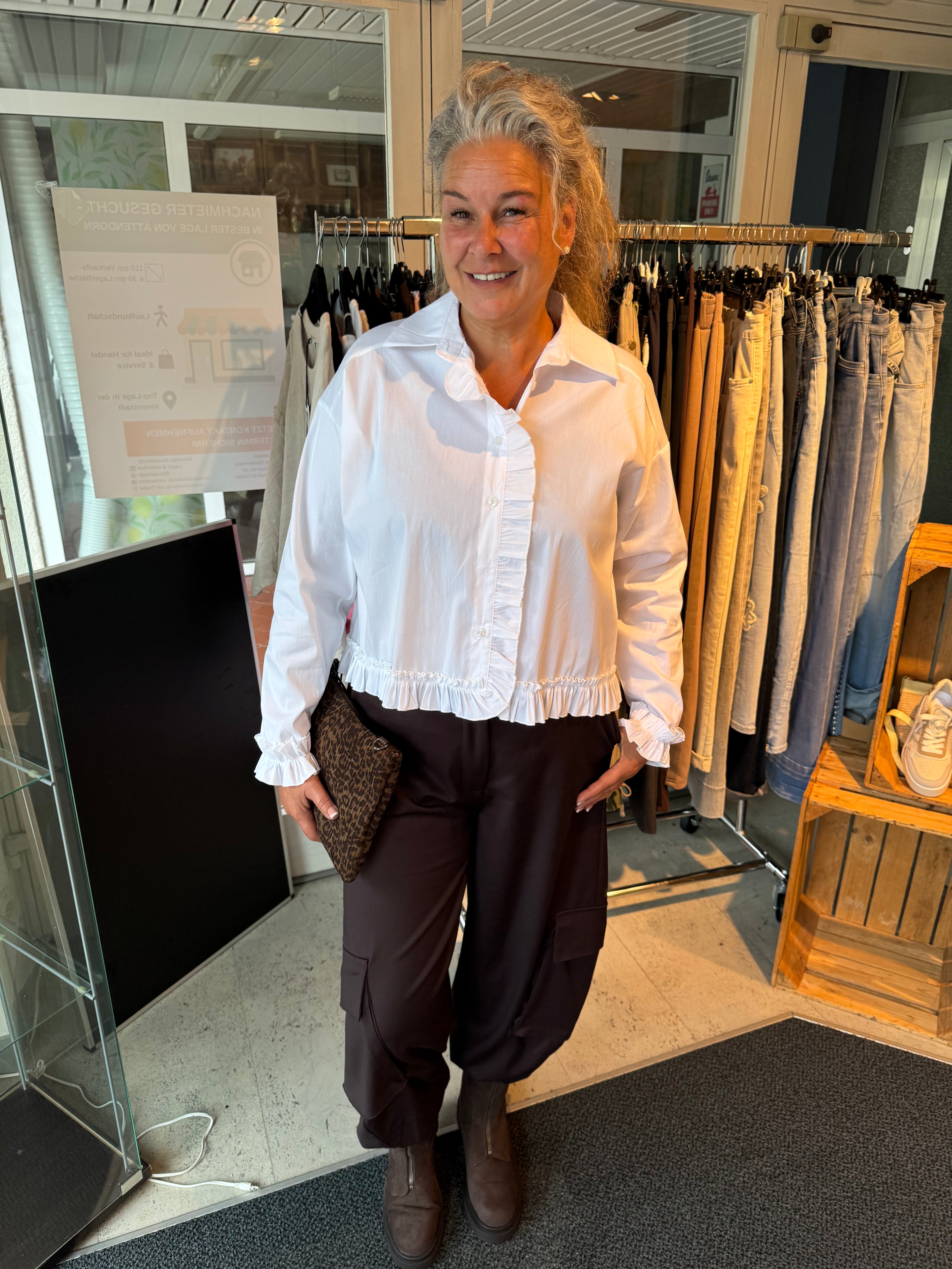 Ballonhose mit seitlichen Cargo Taschen