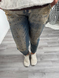 Leo Glam Jeans – Statement Denim mit Glitzersteinen