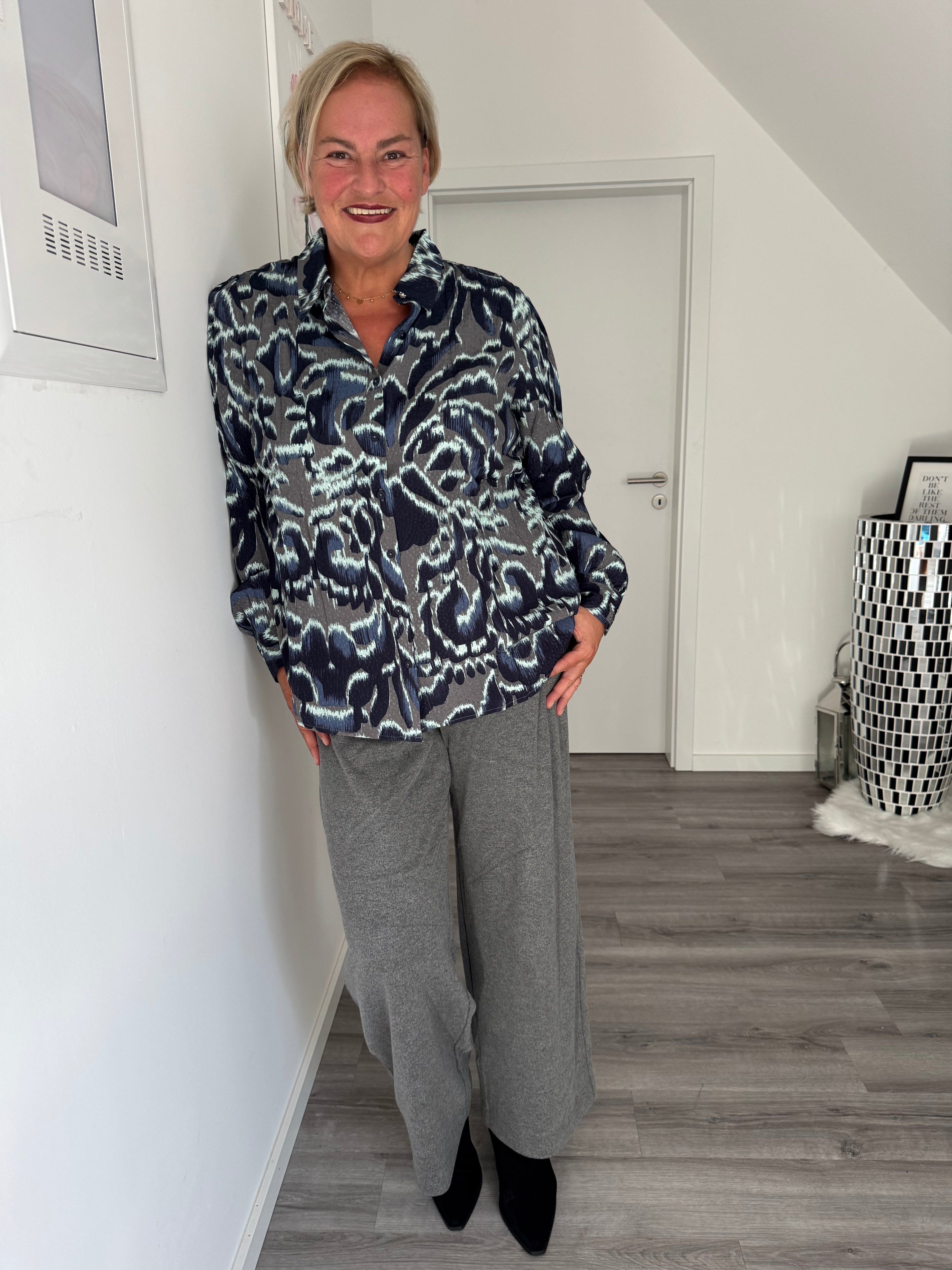 Bluse mit Print Yest curvy