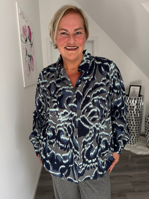 Bluse mit Print Yest curvy