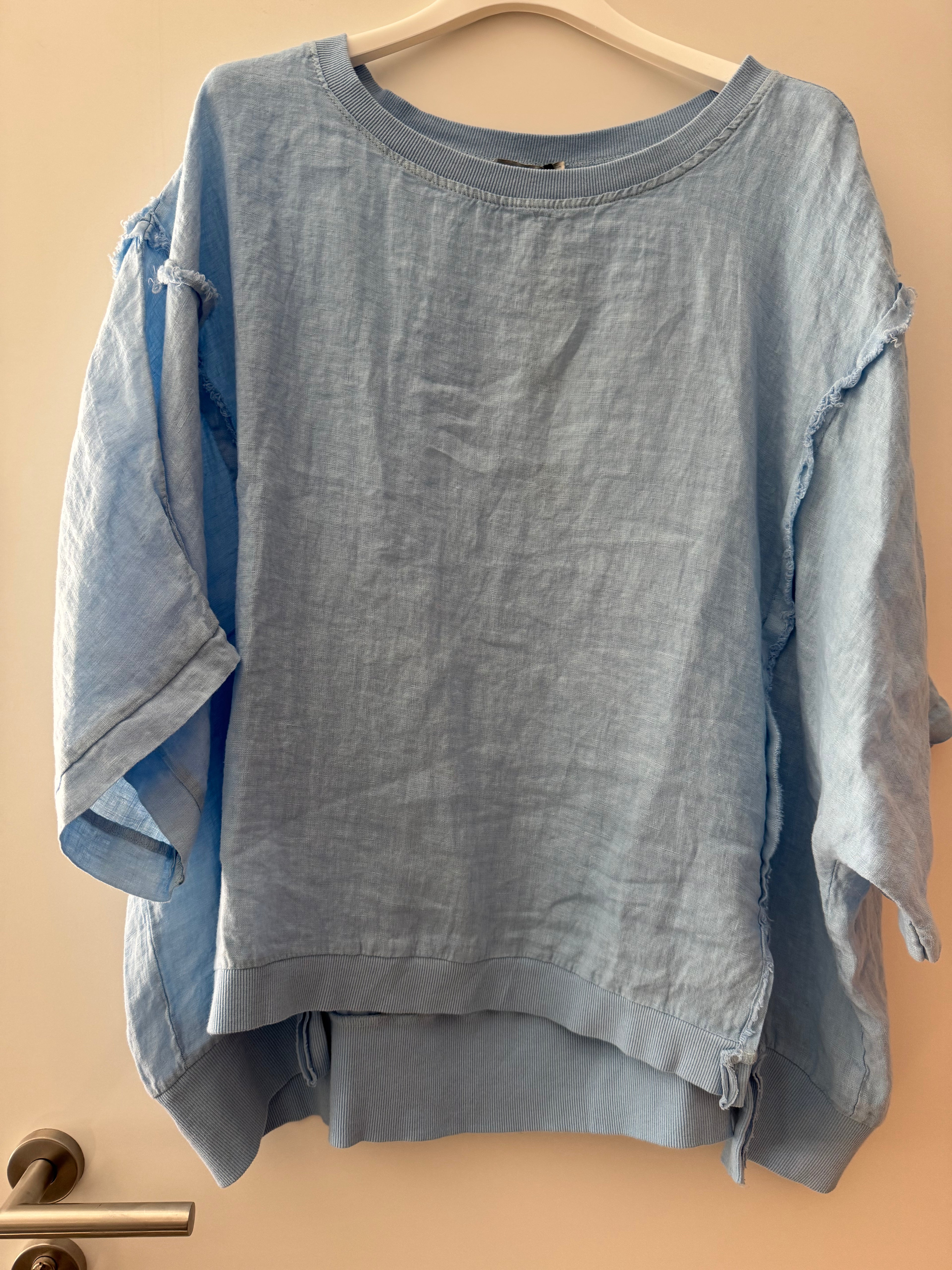 Leinen Oversize Shirt