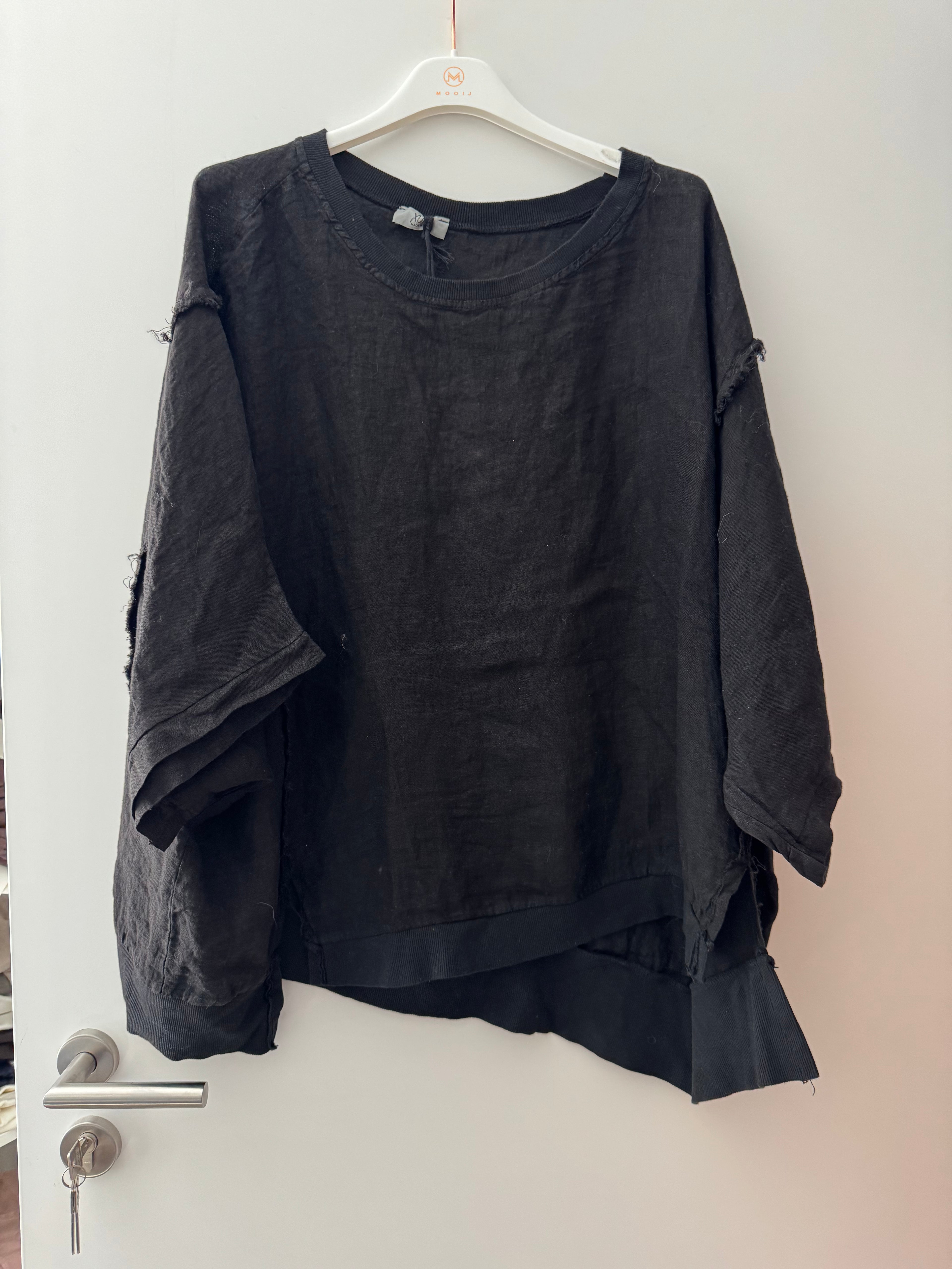 Leinen Oversize Shirt