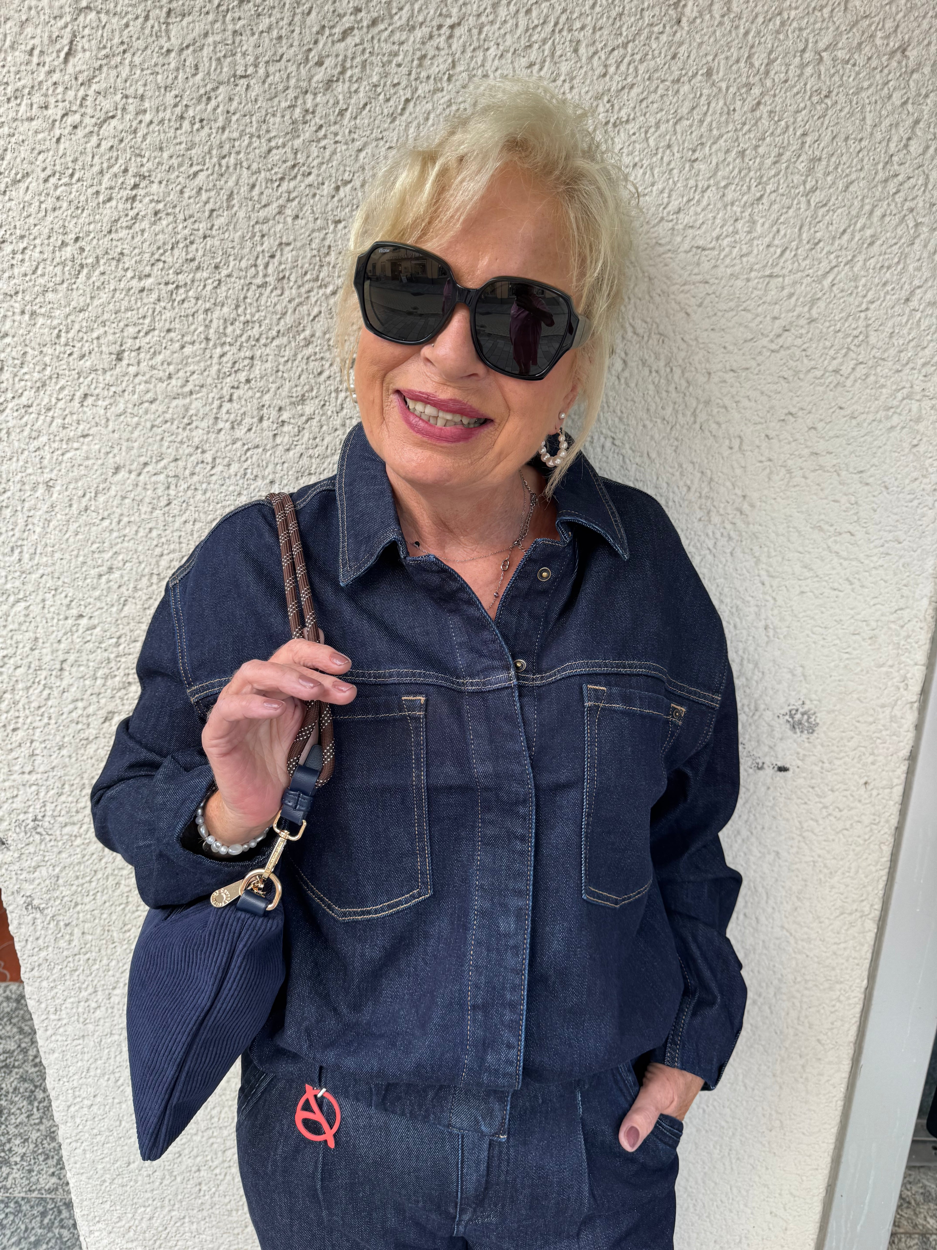 Timezone Jeansblouson Dark Denim