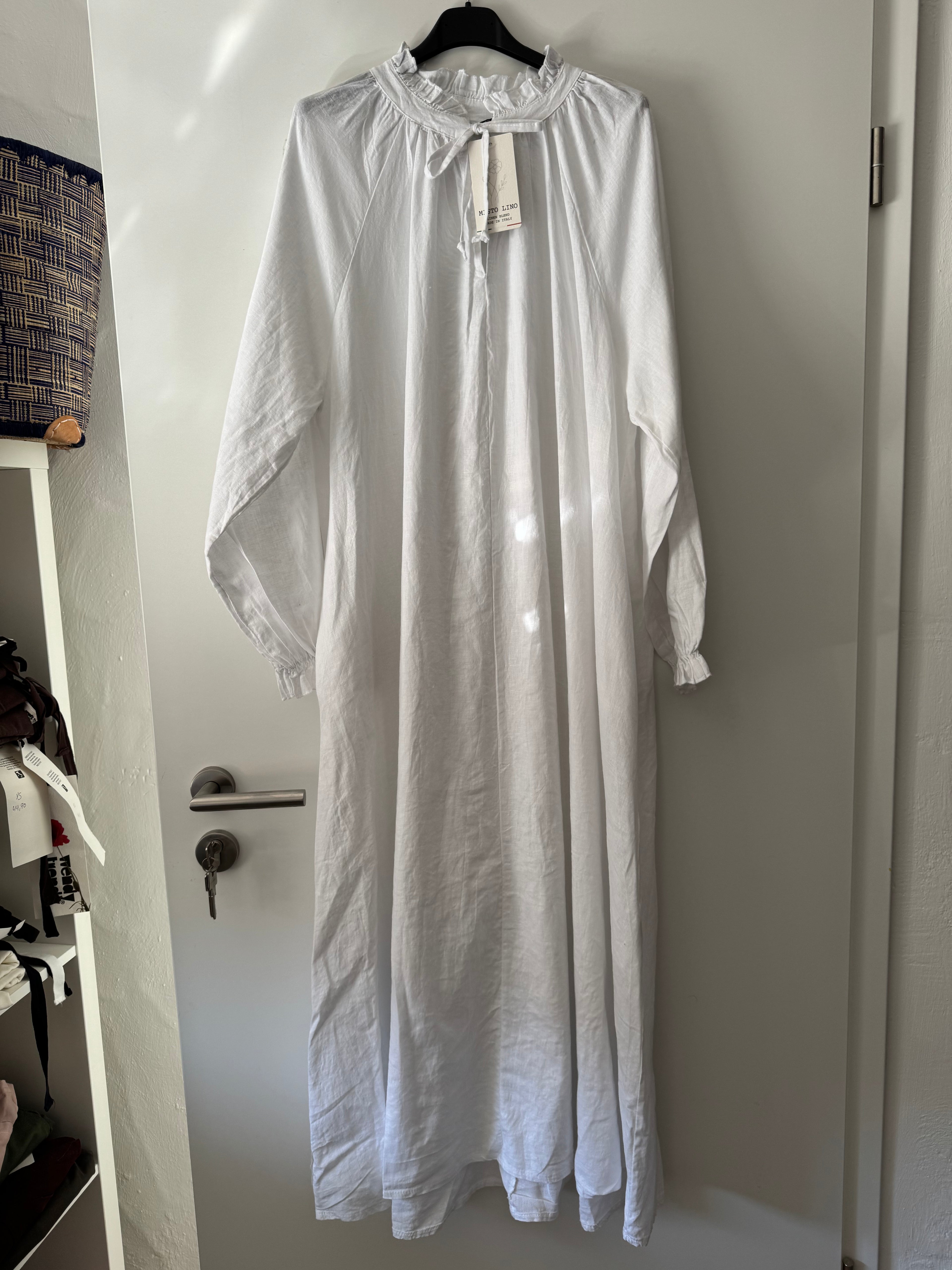 Leinen  Maxikleid oversize
