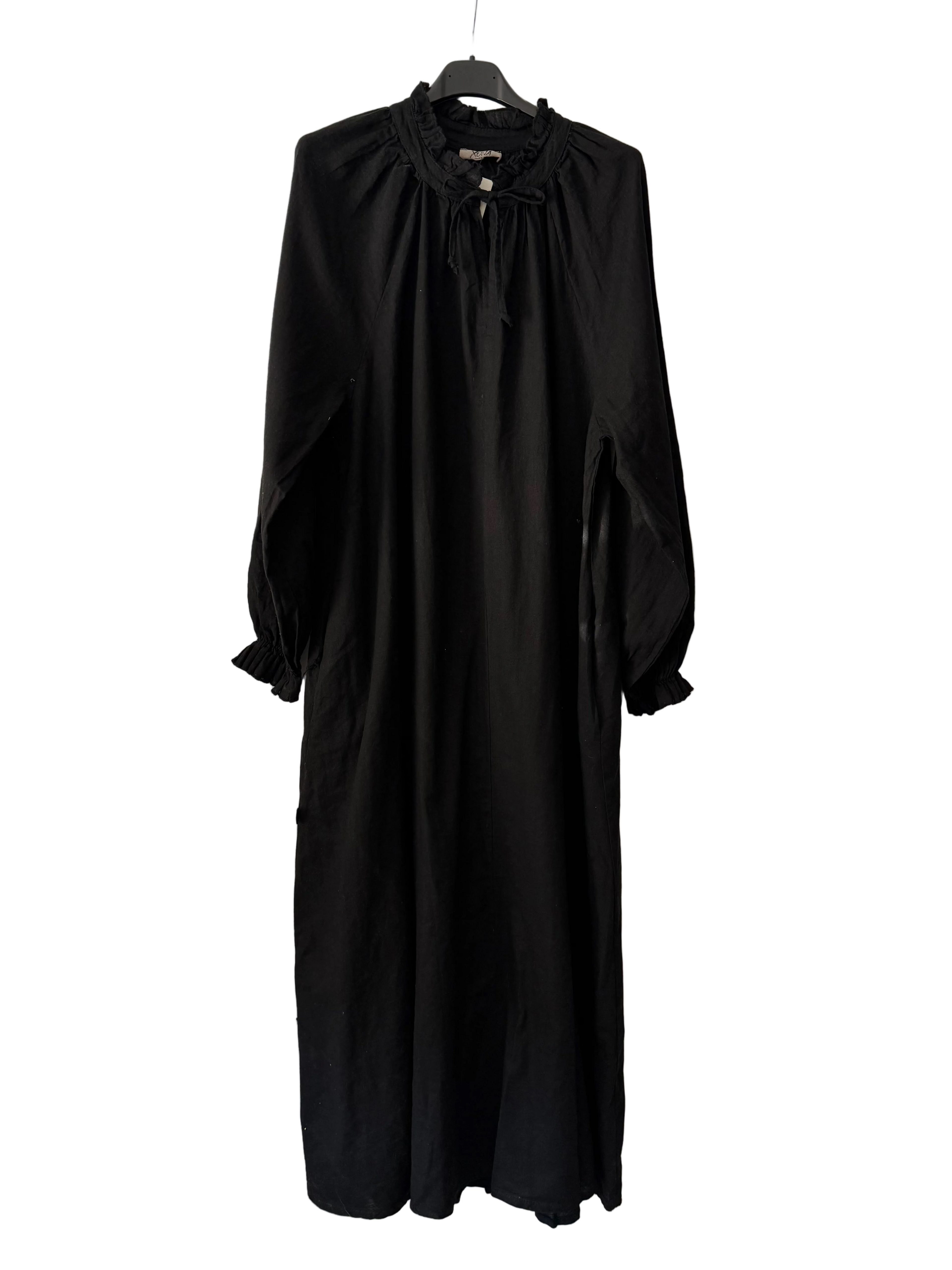 Leinen  Maxikleid oversize