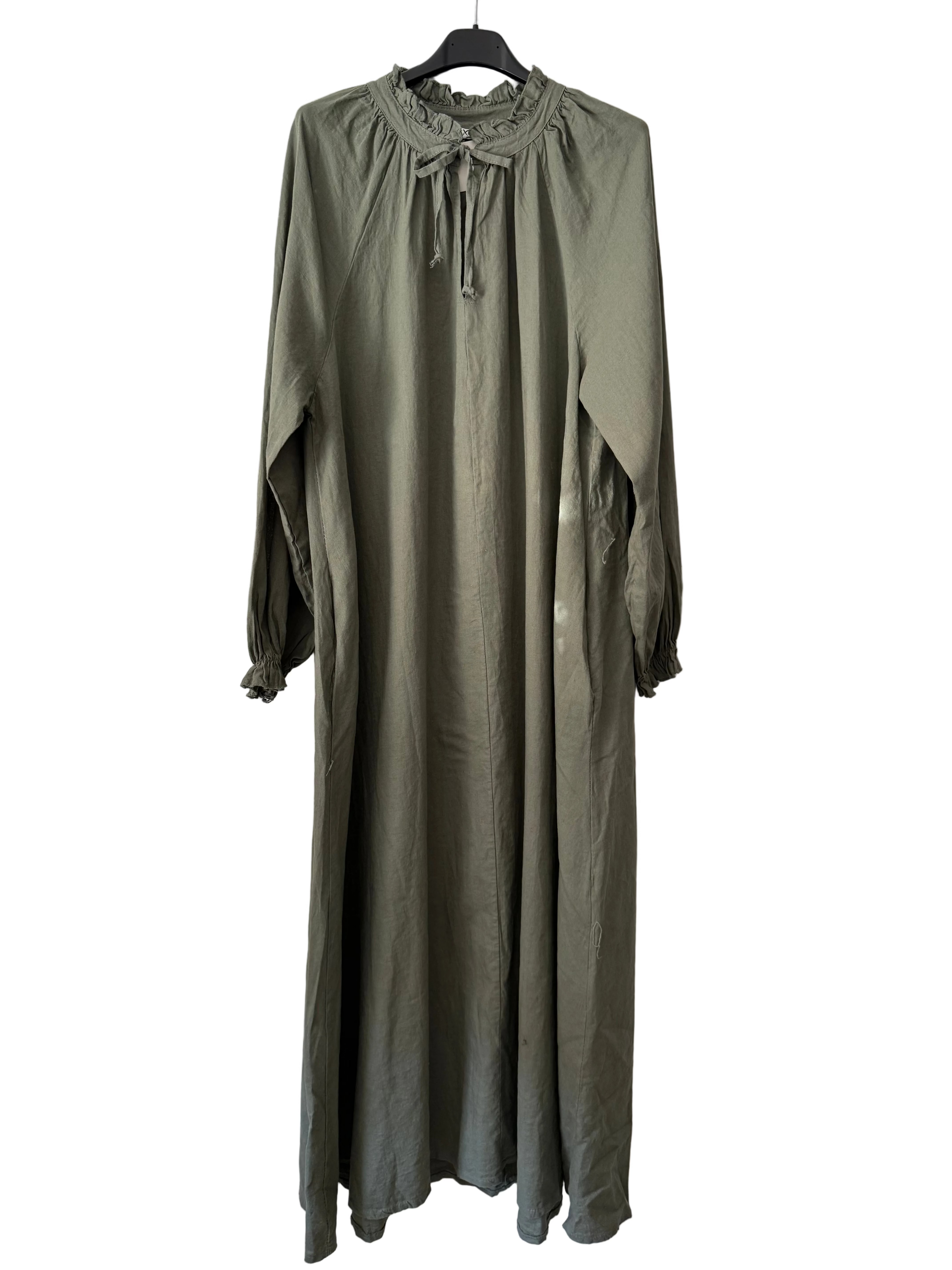 Leinen  Maxikleid oversize